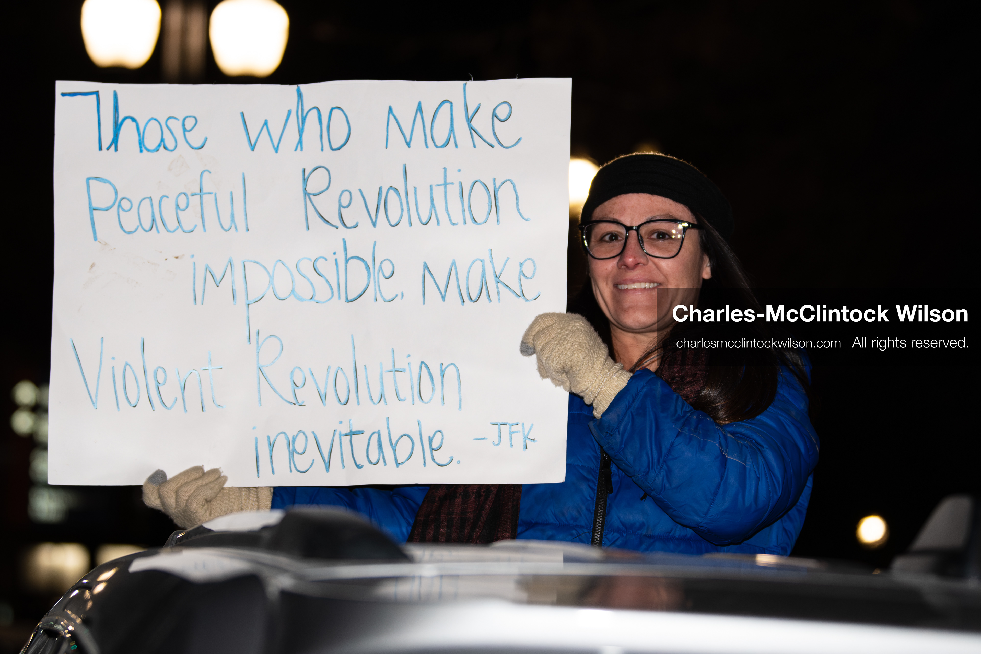 January 8, 2026, Salt Lake City, Utah, USA: A demonstrator holds a sign during an anti ICE protest at Pioneer Park in Salt Lake City Utah on Jan 8 2026. The rally followed the death of Renee Nicole Good a Minneapolis woman who was fatally shot during an encounter with immigration authorities and drew hundreds calling for accountability and changes to enforcement practices. (Credit Image: © Charles-McClintock Wilson/ZUMA Press Wire)