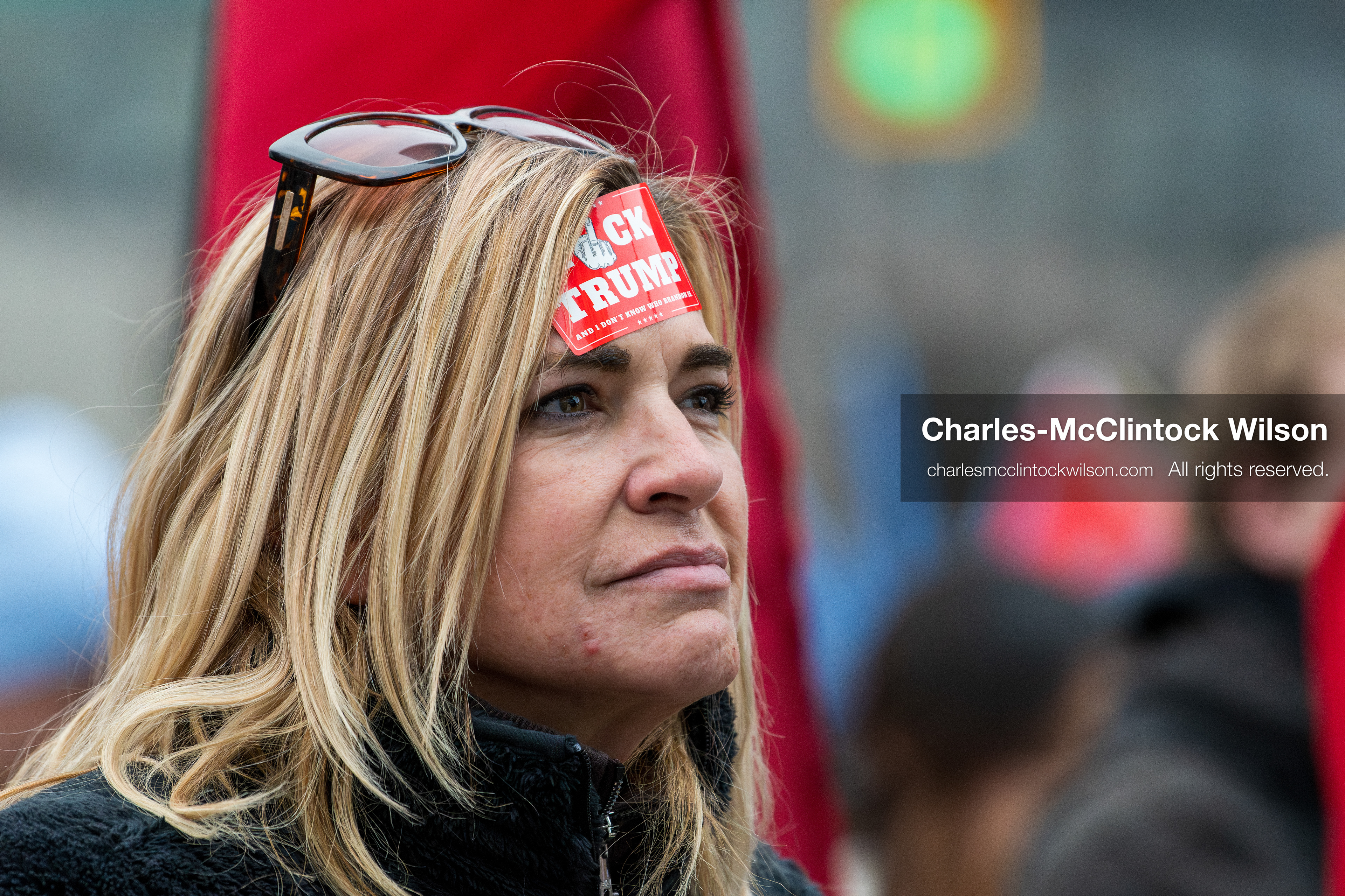 January 3, 2026, Salt Lake City, Utah, USA: A demonstrator participates in a protest against US action in Venezuela outside the Wallace Federal Building in Salt Lake City, Utah. Protesters held signs and flags as part of a nationwide mobilization responding to recent military developments. (Credit Image: (c) Charles‑McClintock Wilson/ZUMA Press Wire)