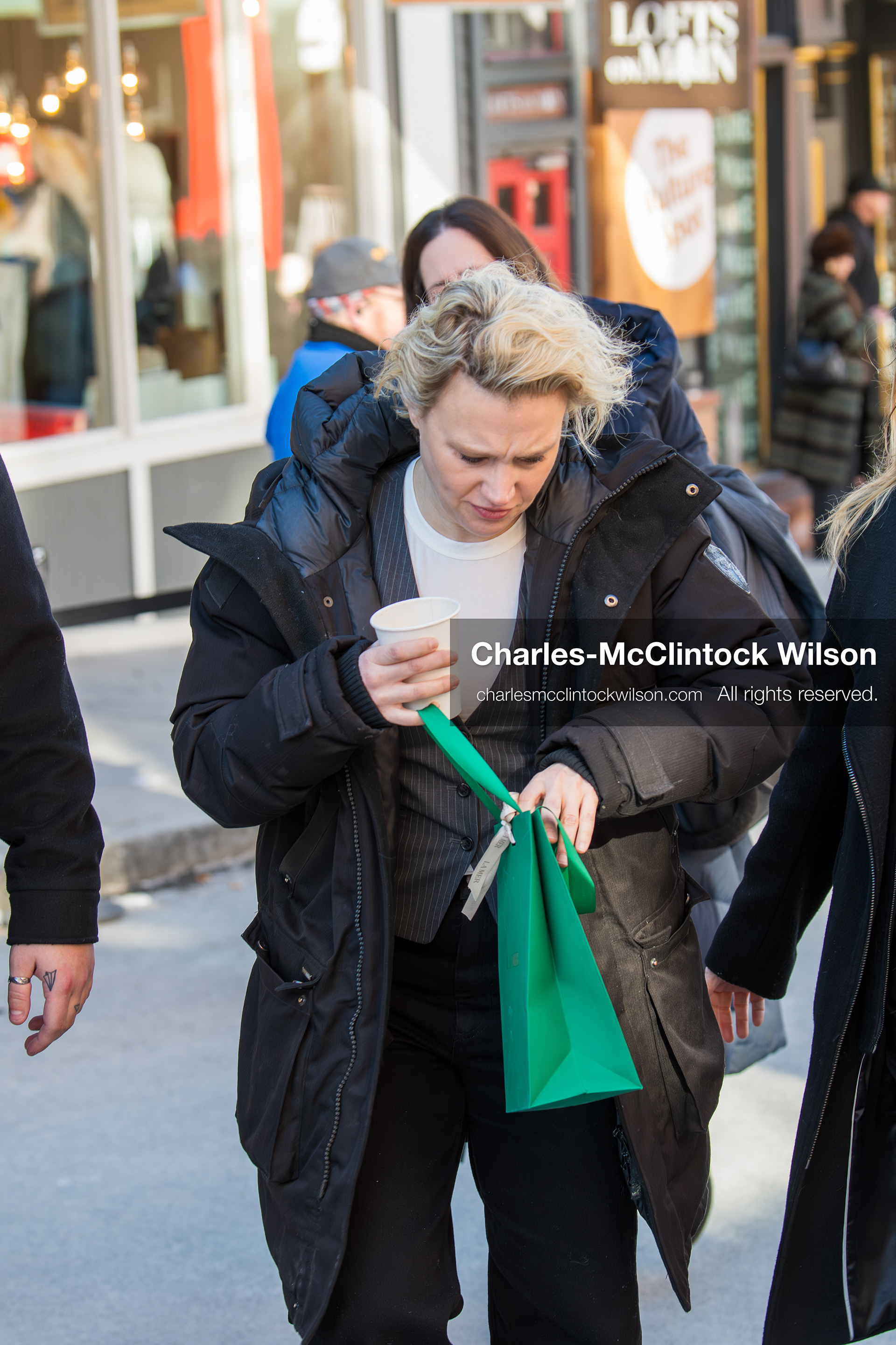  January 26, 2026, Park City, Utah, USA: US actress and comedian KATE MCKINNON leaves The Vulture Spot during the 2026 Sundance Film Festival in Park City, Utah. (Credit Image: © Charles McClintock Wilson/ZUMA Press Wire)
