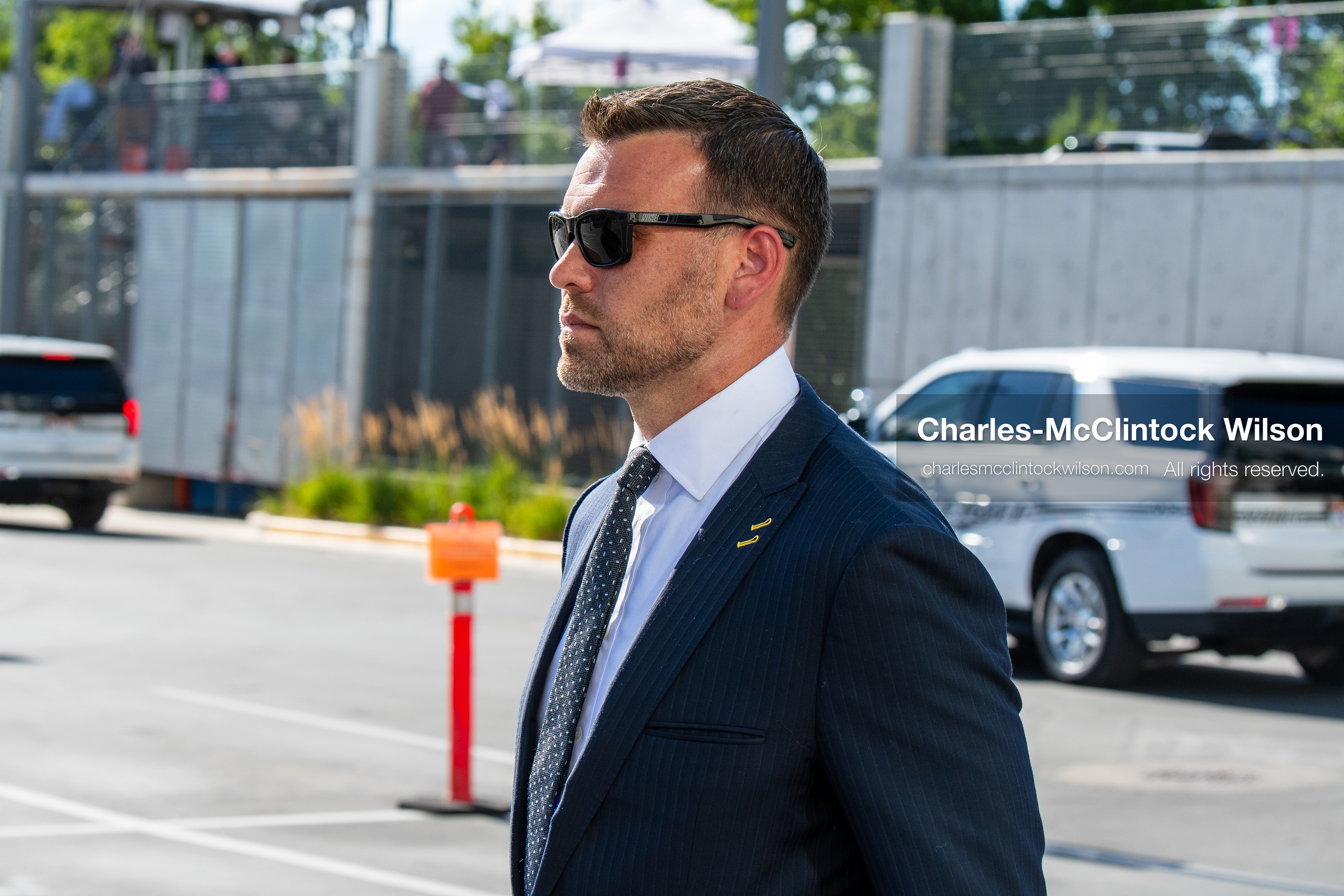 July 7, 2026, Provo, Utah, USA: JACK POSOBIEC, a conservative commentator and senior editor at Human Events, leaves the Fourth District Court in Provo after the second day of the preliminary hearing in the Tyler Robinson case. Prosecutors are continuing to present evidence to determine whether probable cause exists for the case to proceed to trial after conservative activist Charlie Kirk was fatally shot at Utah Valley University in 2025. (Credit Image: © Charles-McClintock Wilson/ZUMA Press Wire)