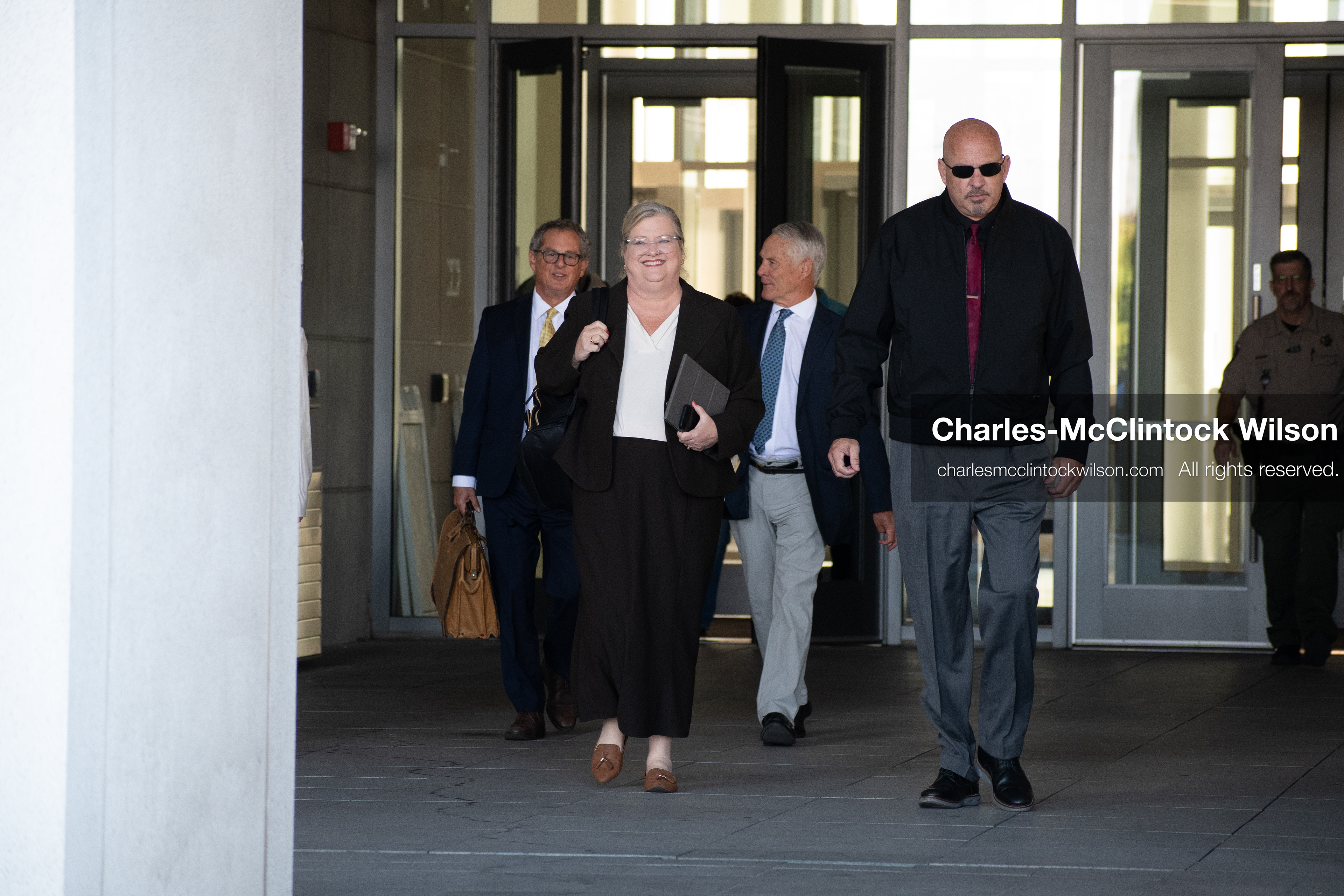 SEPTEMBER 29, 2025 — PROVO, UTAH, USA: Kathryn Nester, attorney for Tyler Robinson, walks outside the Utah County Court ahead of a waiver hearing. Robinson, charged with aggravated murder in the September 10 shooting death of conservative activist Charlie Kirk at Utah Valley University, appeared virtually for the proceedings. (Credit Image: © Charles‑McClintock Wilson / ZUMA Press Wire)