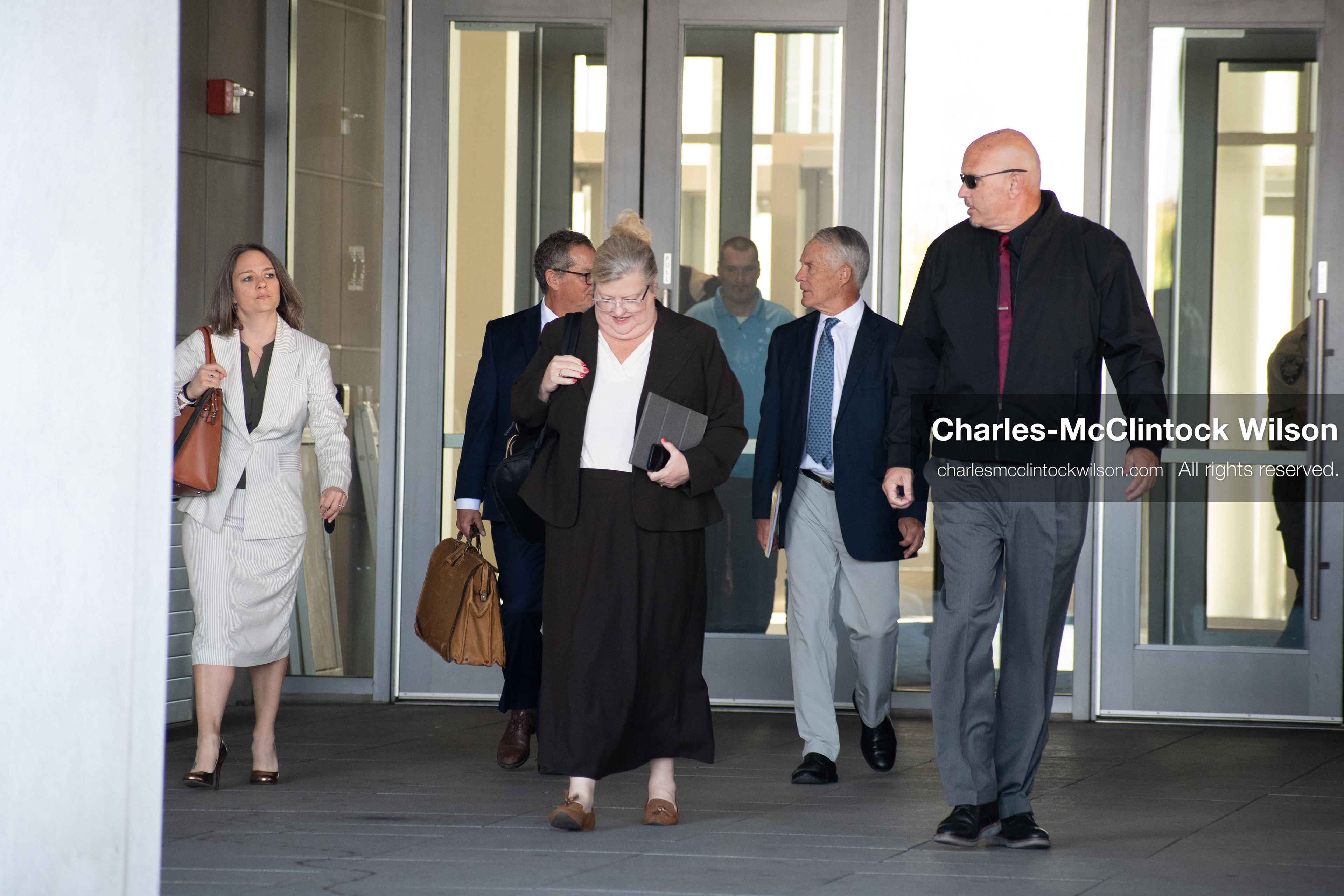 SEPTEMBER 29, 2025 — PROVO, UTAH, USA: Kathryn Nester, attorney for Tyler Robinson, walks outside the Utah County Court ahead of a waiver hearing. Robinson, charged with aggravated murder in the September 10 shooting death of conservative activist Charlie Kirk at Utah Valley University, appeared virtually for the proceedings. (Credit Image: © Charles‑McClintock Wilson / ZUMA Press Wire)