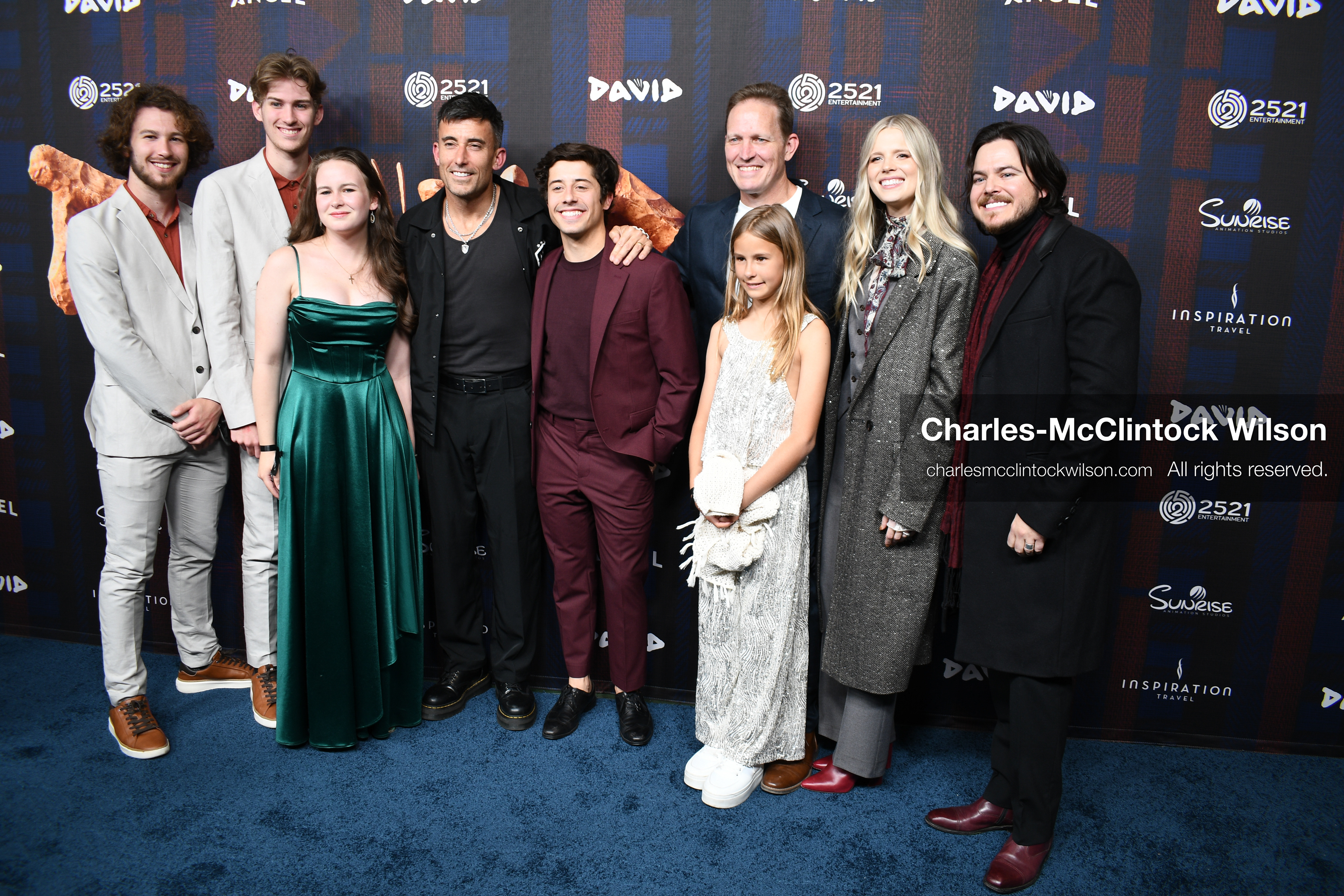 December 8, 2025, Lehi, Utah, USA: Cast and crew attend the world premiere of ''David'' at Megaplex Theatres Thanksgiving Point in Lehi, Utah, USA. (Credit Image: © Charles-McClintock Wilson/ZUMA Press Wire)