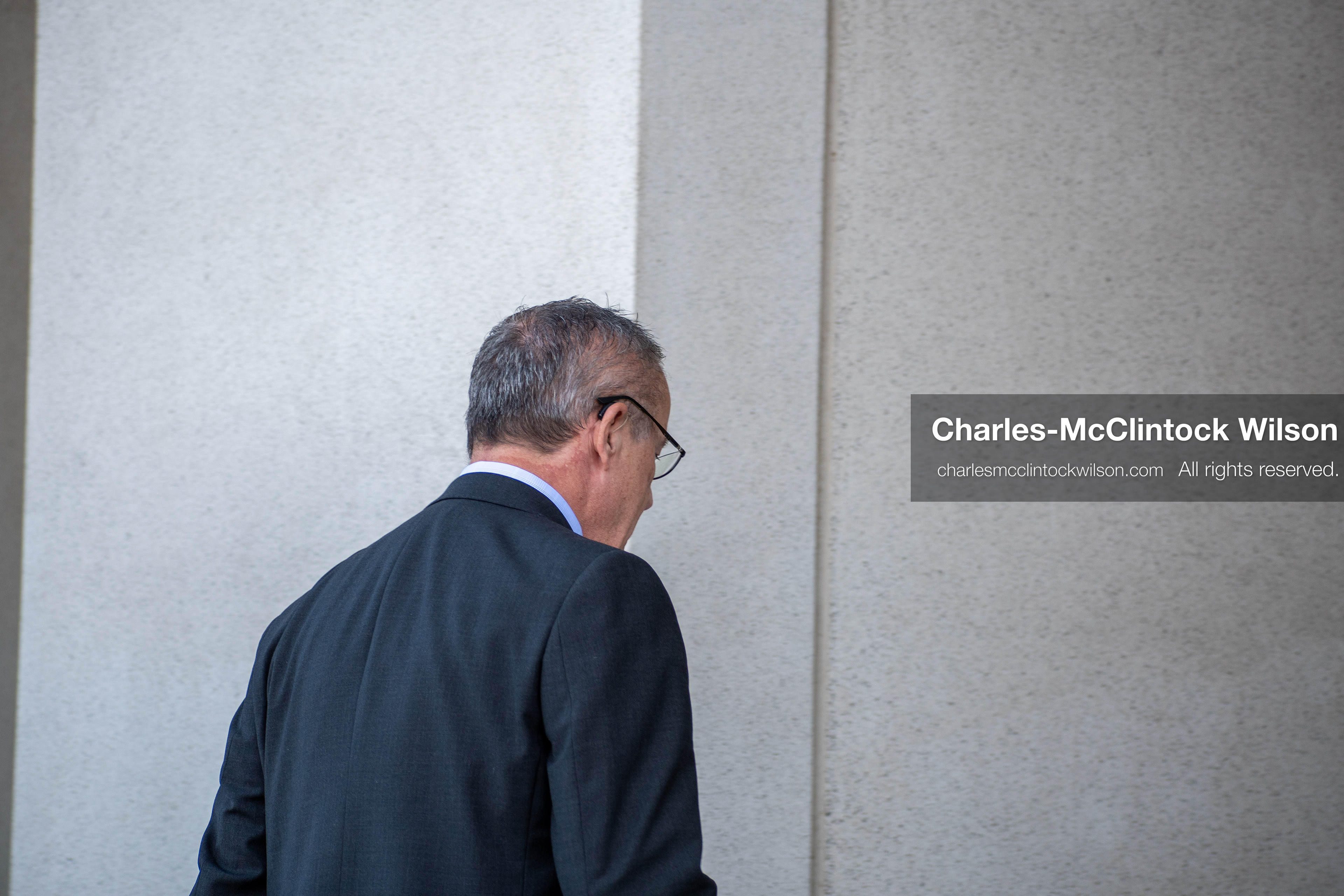 SEPTEMBER 29, 2025 — PROVO, UTAH, USA: Utah County Attorney Jeffrey Gray walks outside the Utah County Court ahead of a waiver hearing for Tyler Robinson. Robinson, charged with aggravated murder in the September 10 shooting death of conservative activist Charlie Kirk at Utah Valley University, appeared virtually for the proceedings. (Credit Image: © Charles‑McClintock Wilson / ZUMA Press Wire)