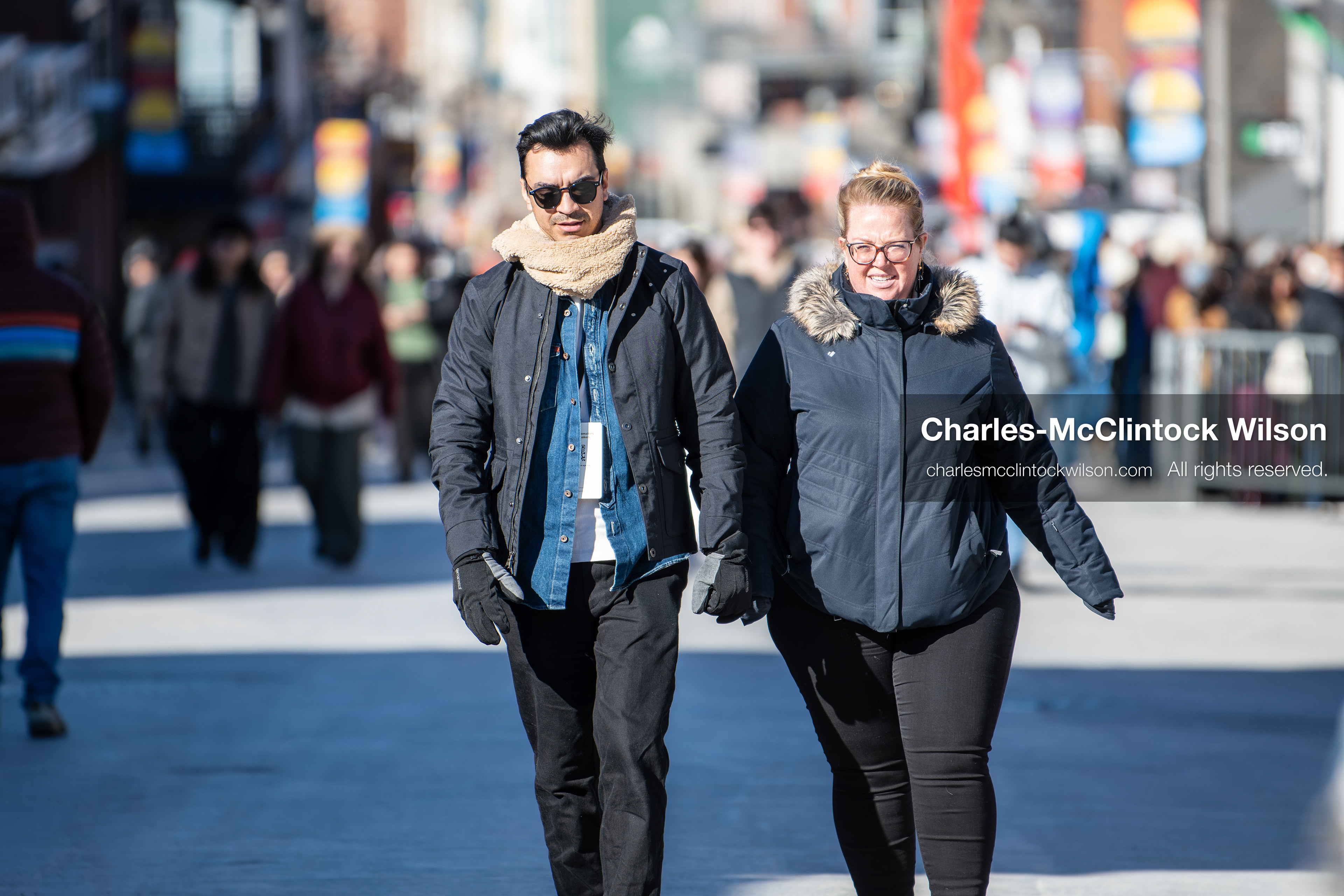  January 26, 2026, Park City, Utah, USA: Pedestrians walk along Main Street during the 2026 Sundance Film Festival in Park City, Utah, on Monday, Jan. 26, 2026. (Credit Image: © Charles McClintock Wilson/ZUMA Press Wire)