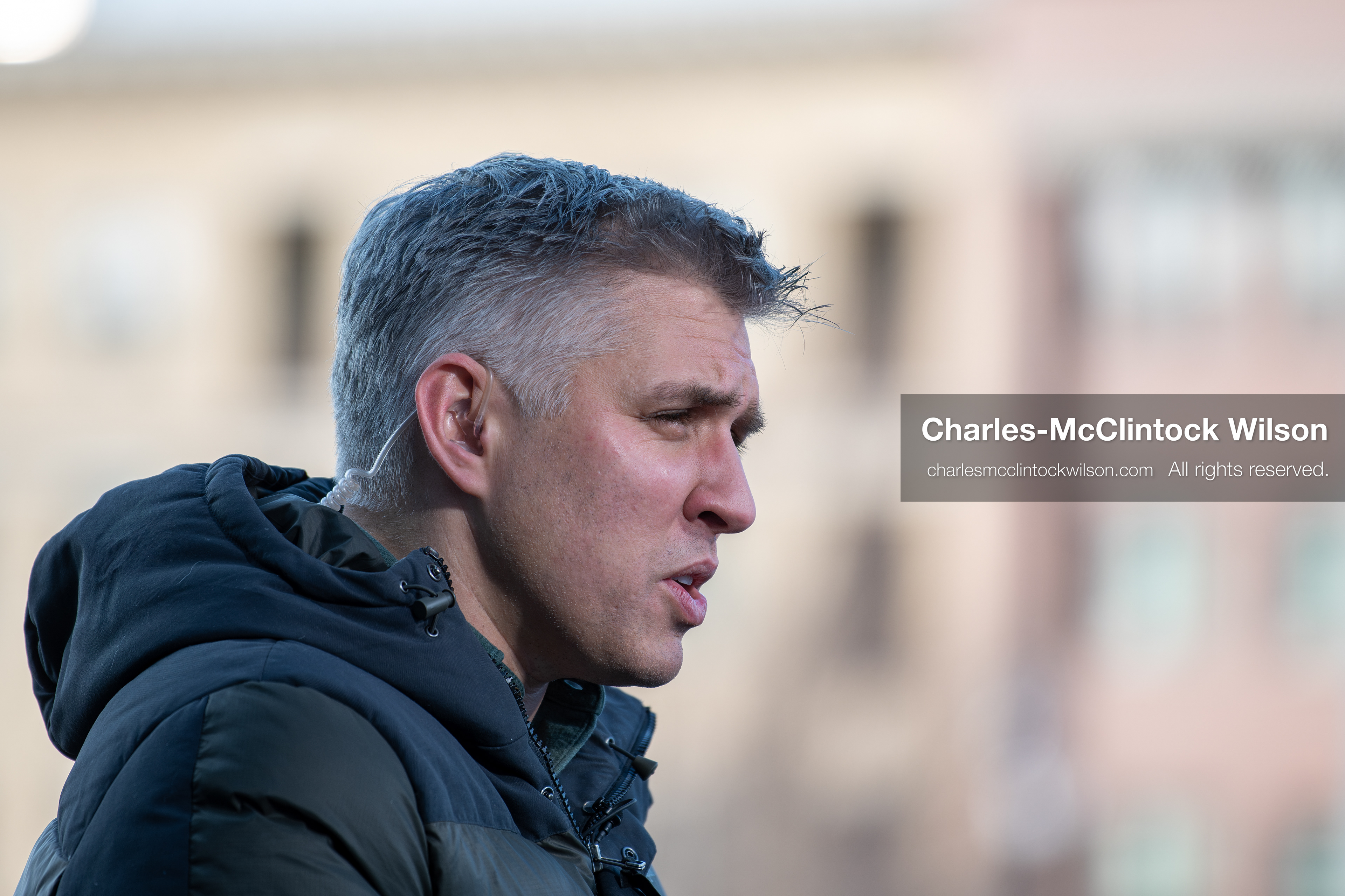 January 16, 2026, Provo, Utah, USA: Journalist BRIAN ENTIN, Senior National Correspondent for NewsNation, reports from outside the Fourth Judicial District Courthouse in Provo, Utah, during the January 16, 2026, court hearing for Tyler Robinson. Robinson is the alleged killer of US conservative figure Charlie Kirk, who was fatally shot during an event at Utah Valley University. (Credit Image: © Charles-McClintock Wilson/ZUMA Press Wire)