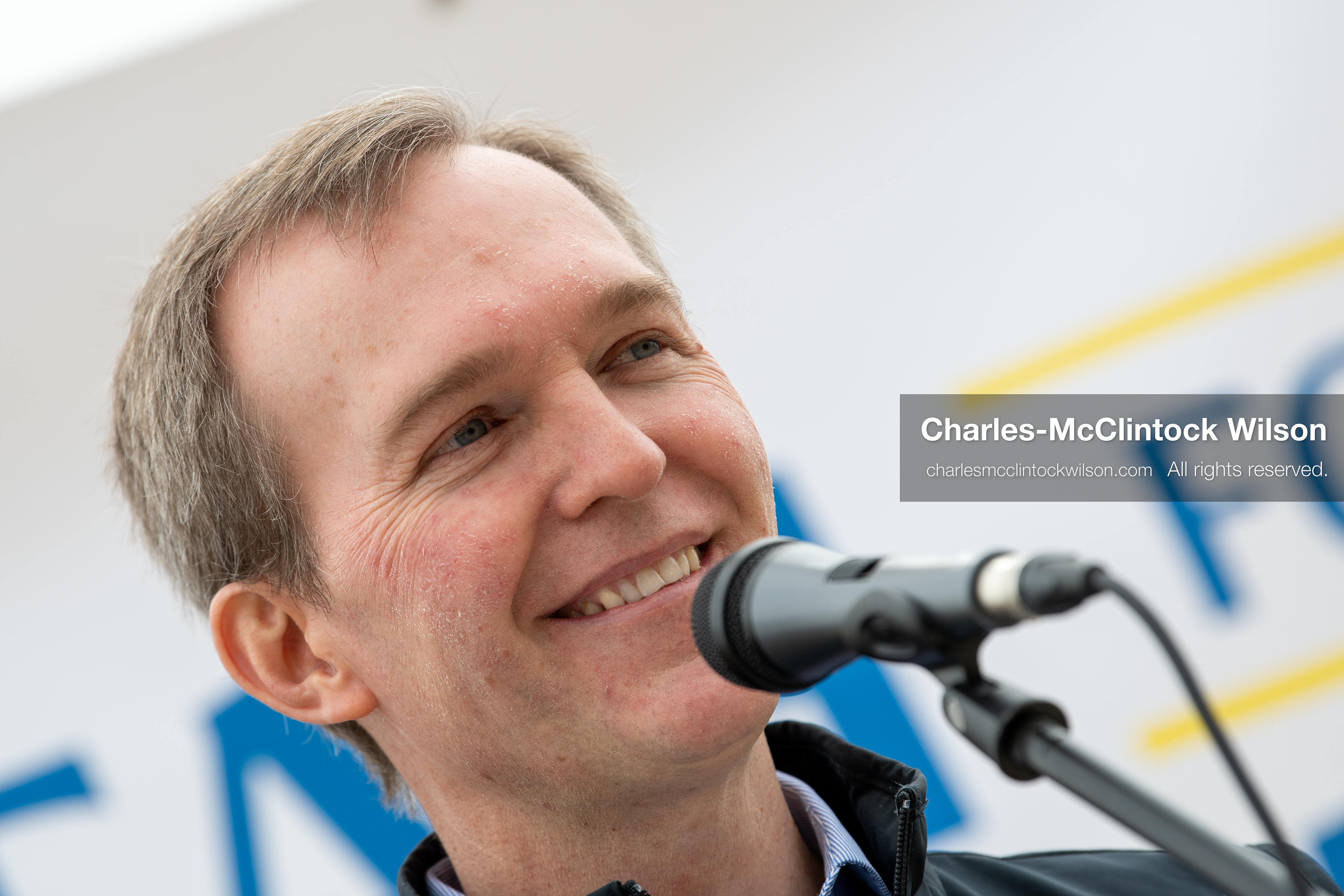 February 28, 2026, Salt Lake City, Utah, USA: Former U.S. Rep BEN MCADAMS, a Democrat from Utah and a 2026 congressional candidate, speaks during the Stand With Ukraine rally at the Utah State Capitol. The event marked the four year anniversary of the full scale Russian invasion of Ukraine and drew community members showing support for Ukrainians and local humanitarian efforts. (Credit Image: © Charles McClintock Wilson/ZUMA Press Wire)