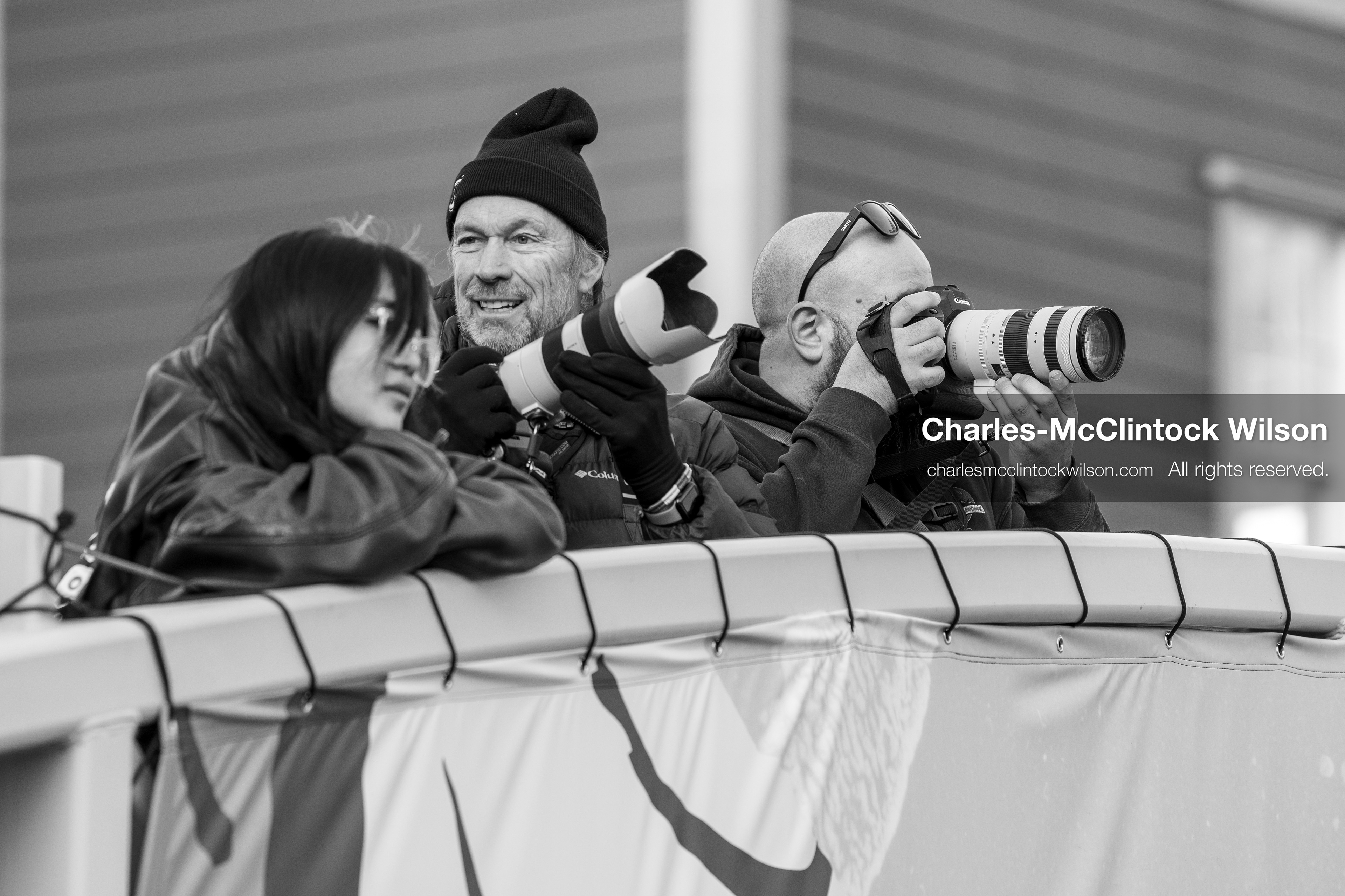 January 26, 2026, Park City, Utah, USA: Photographers RICK EGAN of The Salt Lake Tribune and MICHAEL RITUCCI document a protest opposing U.S. Immigration and Customs Enforcement (I.C.E.) ICE agents at the Sundance Film Festival in Park City, Utah, on Monday, Jan. 26, 2026. The event was held in response to the fatal shooting of Alex Pretti by a U.S. Border Patrol officer in Minneapolis. (Credit Image: © Charles McClintock Wilson/ZUMA Press Wire)