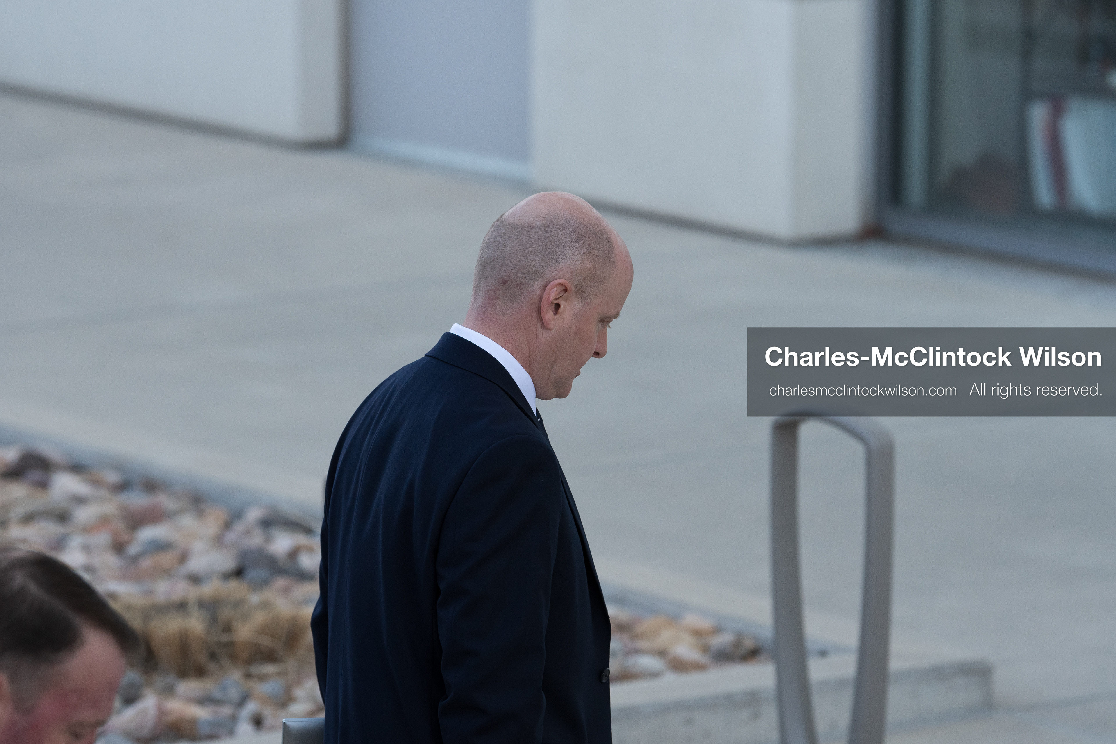 March 13, 2026, Provo, Utah, USA: Deputy Utah County Attorney CHAD GRUNANDER arrives at the Fourth District Court in Provo, Utah, on March 13, 2026, for a hearing on media access in the Tyler Robinson case involving the death of American political activist Charlie Kirk. (Credit Image: © Charles-McClintock Wilson/ZUMA Press Wire)