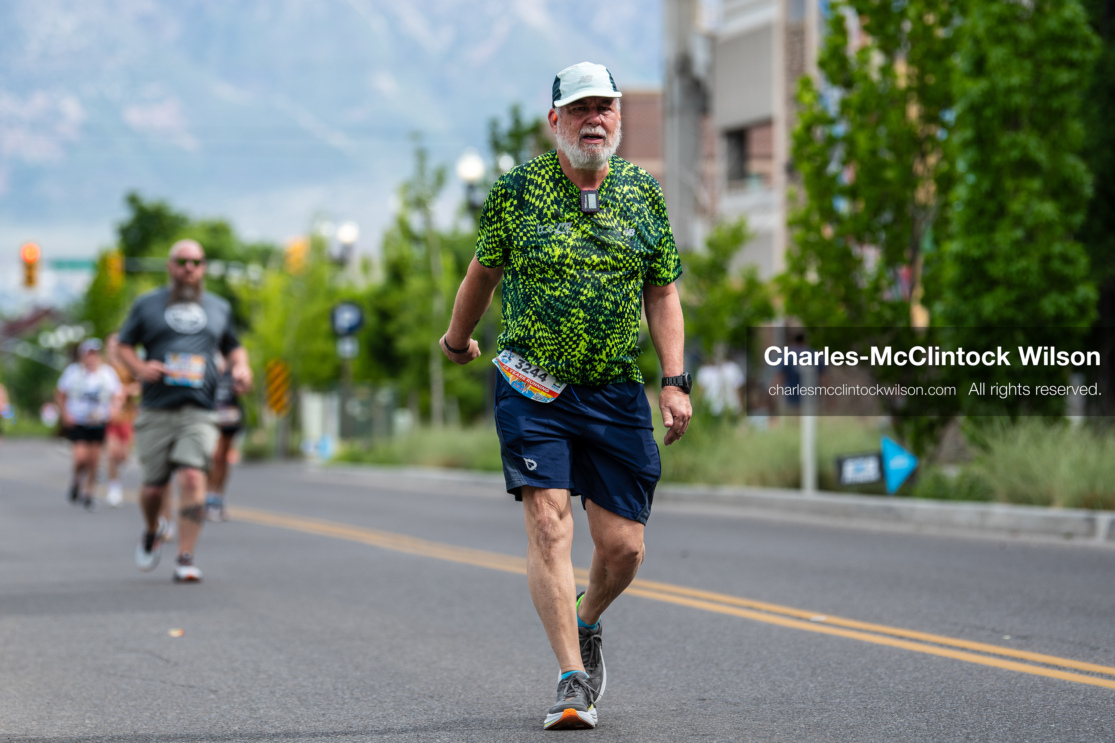 May 16, 2026, Ogden, Utah, USA: Runners make their way along the course during the 25th Annual America First Ogden Marathon in Ogden, Utah, on Saturday, May 16, 2026. The event drew thousands of participants and spectators for the milestone 25th running of the marathon. (Credit Image: © Charles-McClintock Wilson/ZUMA Press Wire)