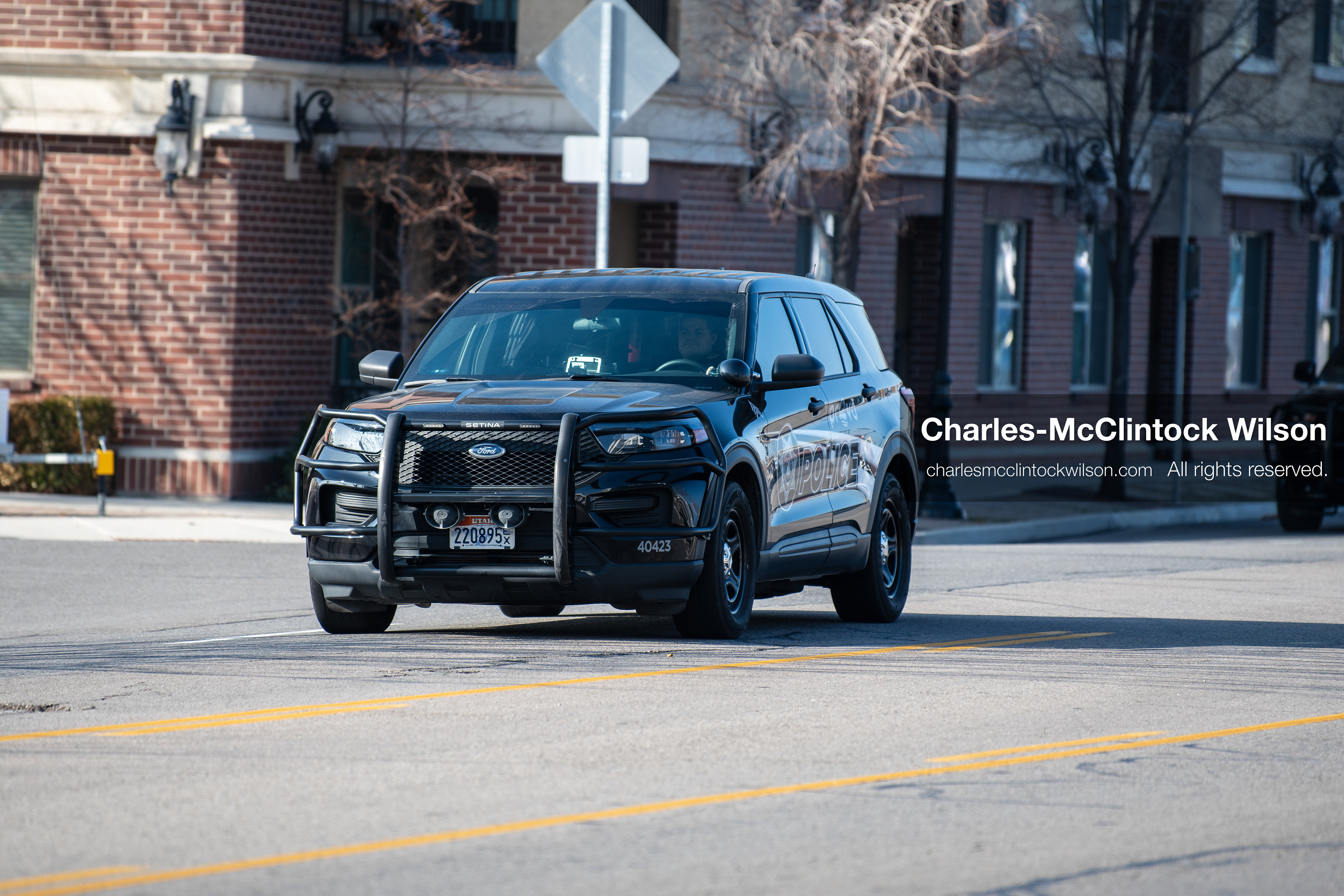 January 16, 2026, Provo, Utah, USA: A Provo Police Department vehicle is seen near the Fourth Judicial District Courthouse in Provo, Utah, during the January 16, 2026, court hearing for Tyler Robinson. Robinson is the alleged killer of US conservative figure Charlie Kirk, who was fatally shot during an event at Utah Valley University. (Credit Image: © Charles-McClintock Wilson/ZUMA Press Wire)