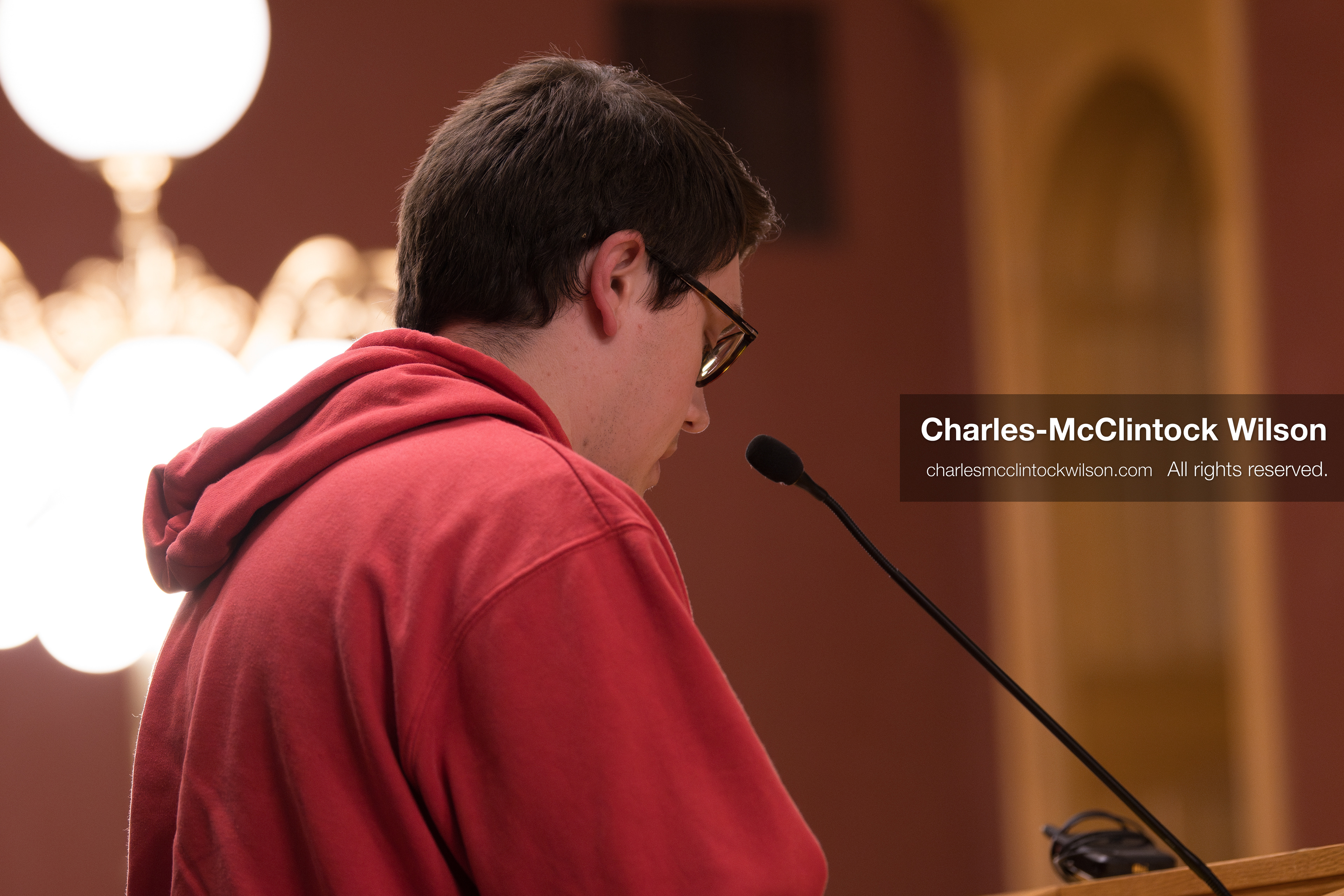May 5, 2026, Salt Lake City, Utah, USA: A resident speaks during the public comment period of the Salt Lake City Council's formal meeting in Salt Lake City on Tuesday, May 5, 2026. (Credit Image: © Charles-McClintock Wilson/ZUMA Press Wire)