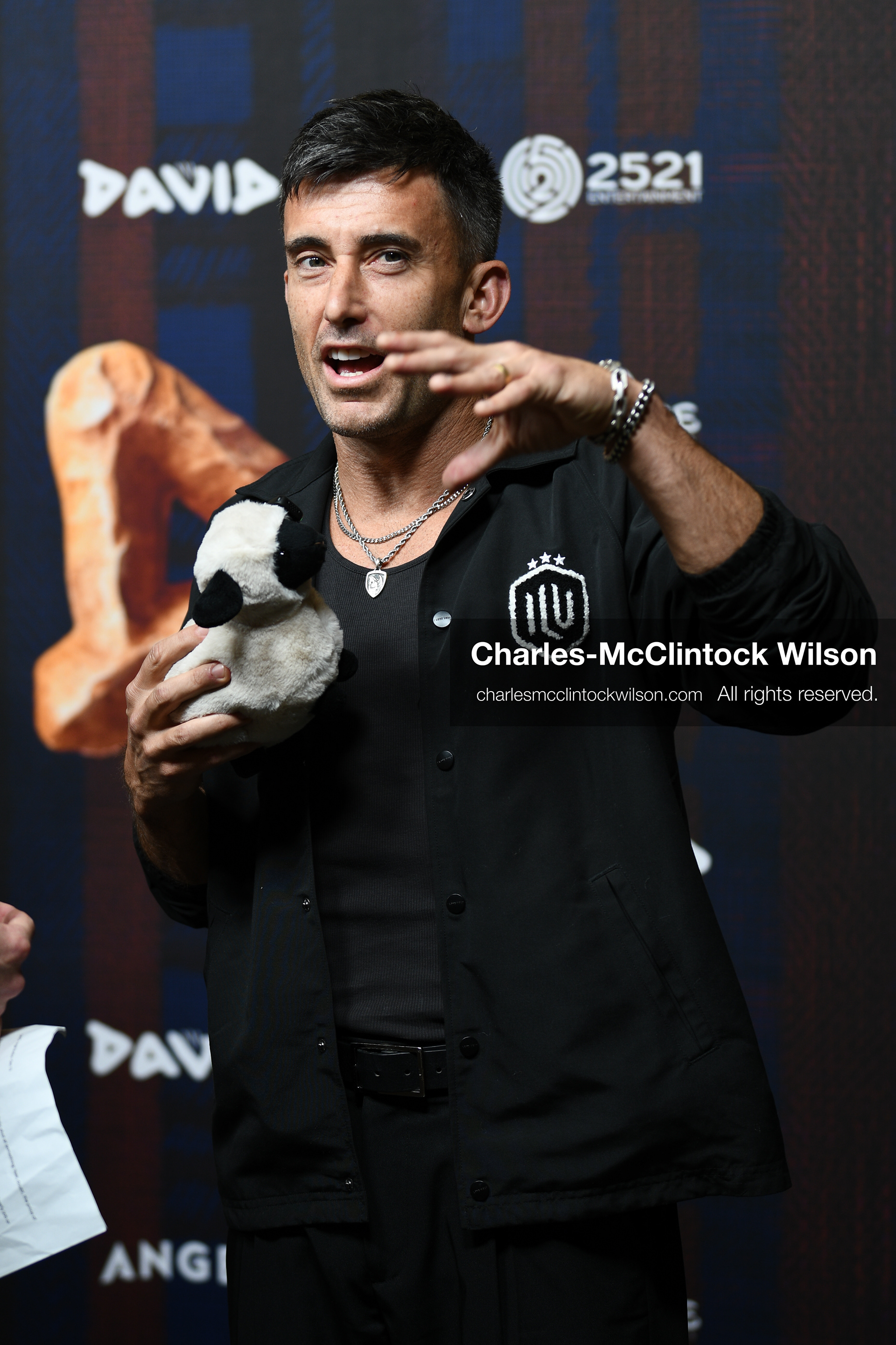 December 8, 2025, Lehi, Utah, USA: PHIL WICKHAM, voice of David, attends the world premiere of DAVID at Megaplex Theatres Thanksgiving Point in Lehi, Utah, USA. (Credit Image: © Charles-McClintock Wilson/ZUMA Press Wire)