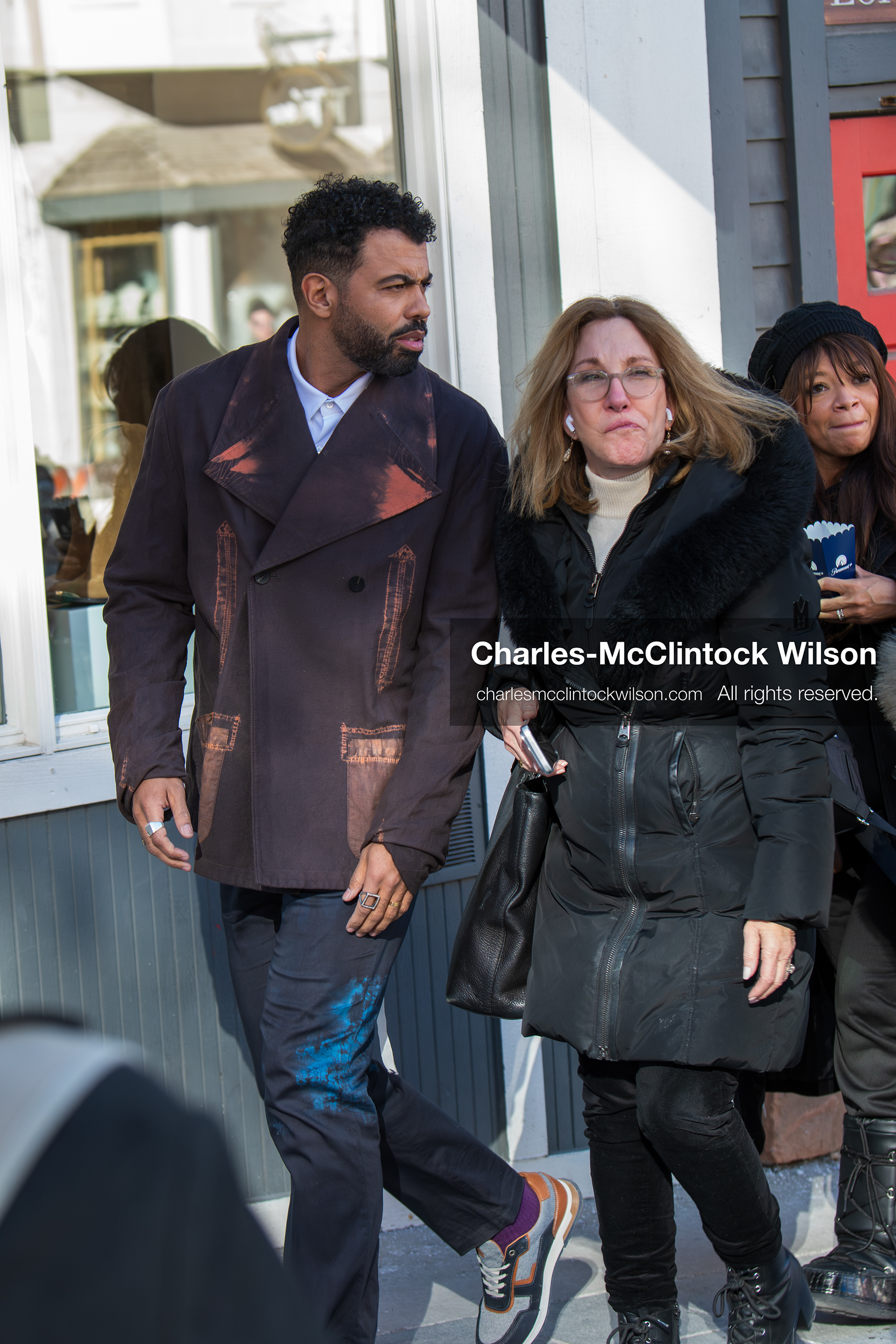 January 26, 2026, Park City, Utah, USA: US actor DAVEED DIGGS greets fans outside The Vulture Spot during the 2026 Sundance Film Festival in Park City, Utah. (Credit Image: © Charles McClintock Wilson/ZUMA Press Wire)