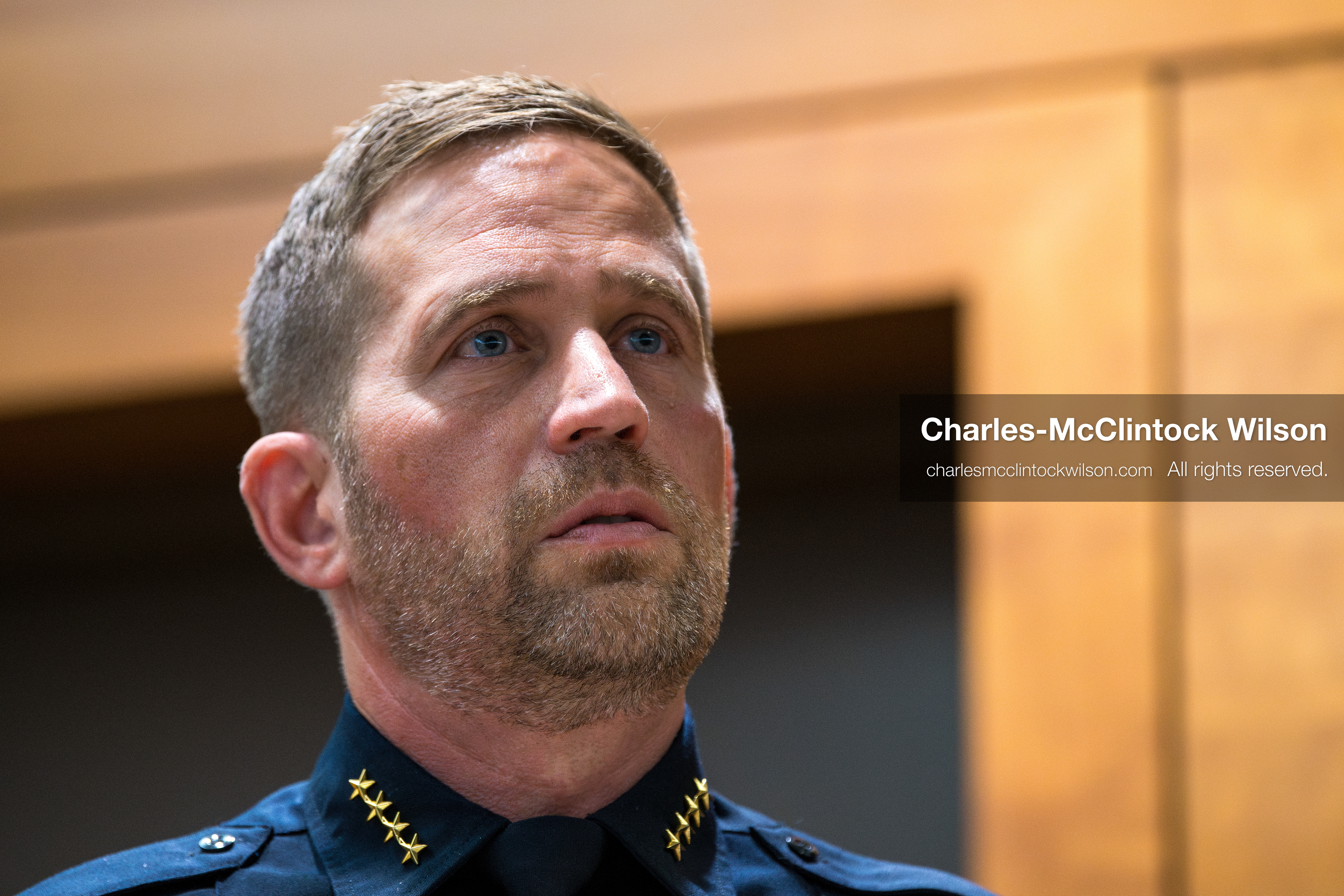 January 8, 2026, Salt Lake City, Utah, USA: Salt Lake City Police Chief BRIAN REDD speaks during a press conference at the Salt Lake City Public Safety Building in Salt Lake City, Utah, on Jan. 8, 2026. Officials provided updates on the investigation into the shooting outside an LDS meetinghouse on Redwood Road the previous night, where 38 year old Sione Vatuvei and 46 year old Vaea Tulikihihifo were killed and six others were wounded during a memorial service. Police said they have solid leads and are reviewing surveillance video and license plate reader data. (Credit Image: © Charles-McClintock Wilson/ZUMA Press Wire)