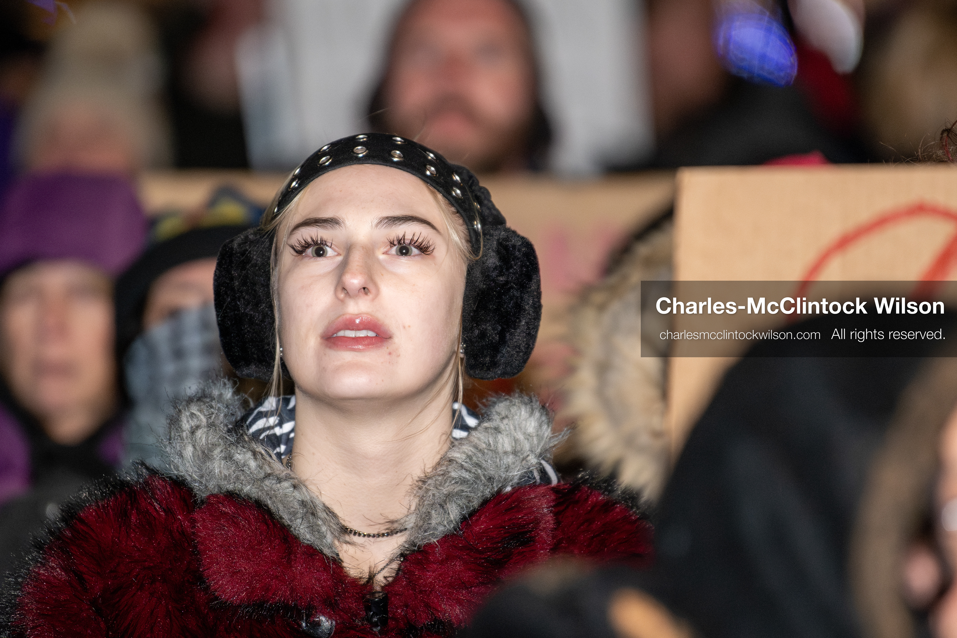 January 8, 2026, Salt Lake City, Utah, USA: A demonstrator participates in an anti ICE protest at Pioneer Park in Salt Lake City Utah on Jan 8 2026. The rally followed the death of Renee Nicole Good a Minneapolis woman who was fatally shot during an encounter with immigration authorities and drew hundreds calling for accountability and changes to enforcement practices. (Credit Image: © Charles-McClintock Wilson/ZUMA Press Wire)