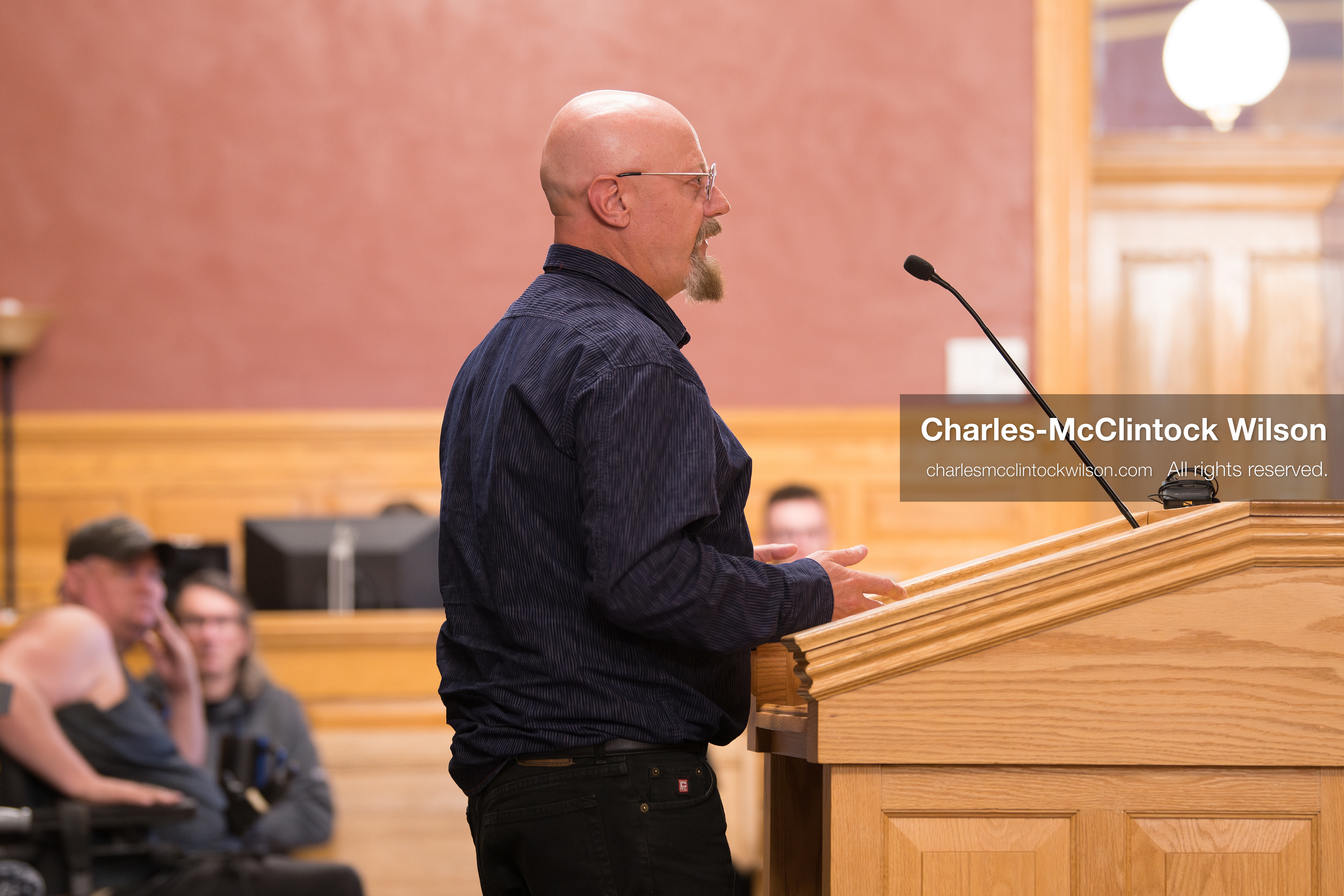 May 5, 2026, Salt Lake City, Utah, USA: A resident speaks during the public comment period of the Salt Lake City Council's formal meeting in Salt Lake City on Tuesday, May 5, 2026. (Credit Image: © Charles-McClintock Wilson/ZUMA Press Wire)