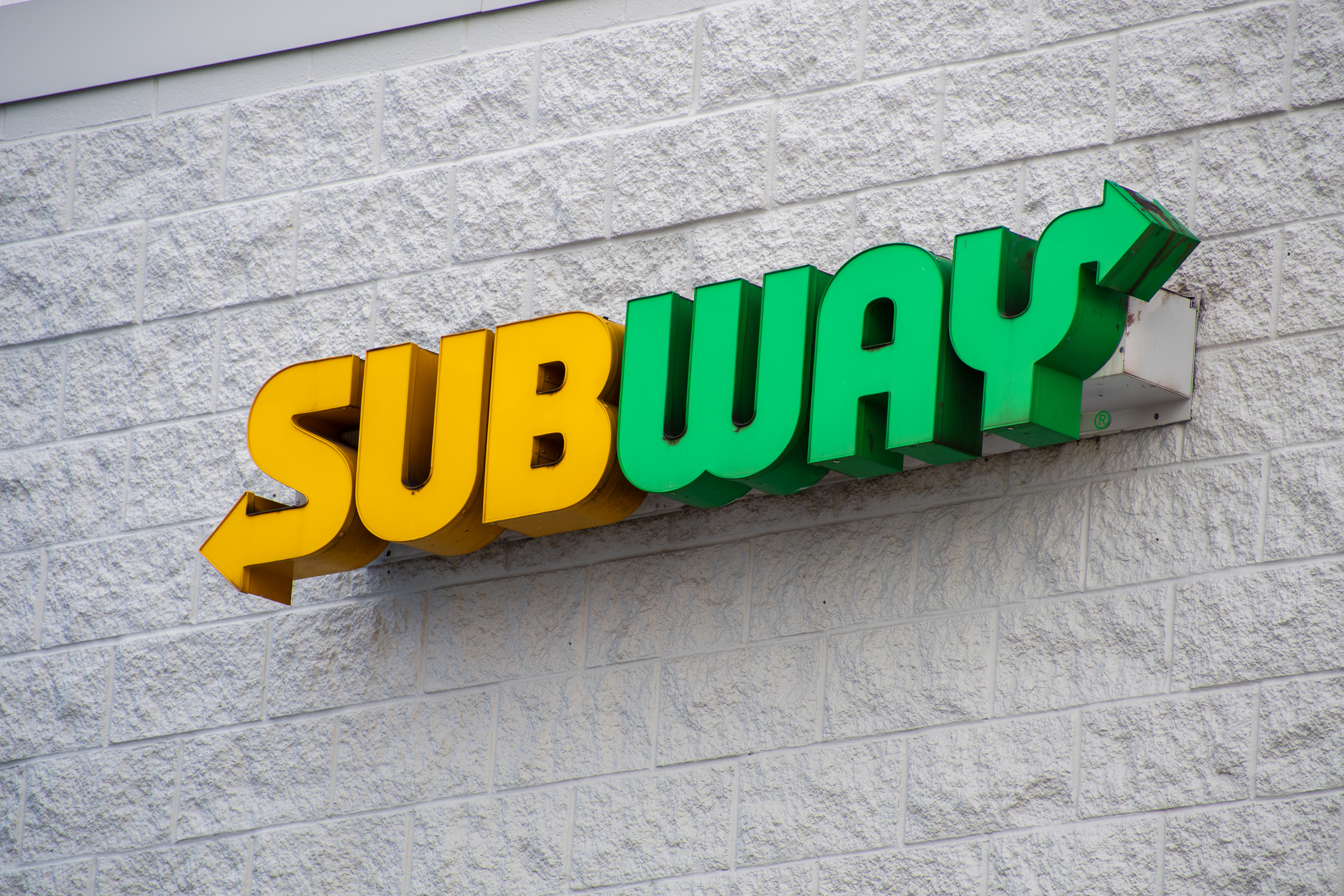 ST. GEORGE, UT, USA - MAY 4, 2025: A Subway restaurant in St. George, Utah. Subway is a US fast food franchise founded in 1965 in Bridgeport, Connecticut by 17-year-old Fred DeLuca and Dr. Peter Buck.