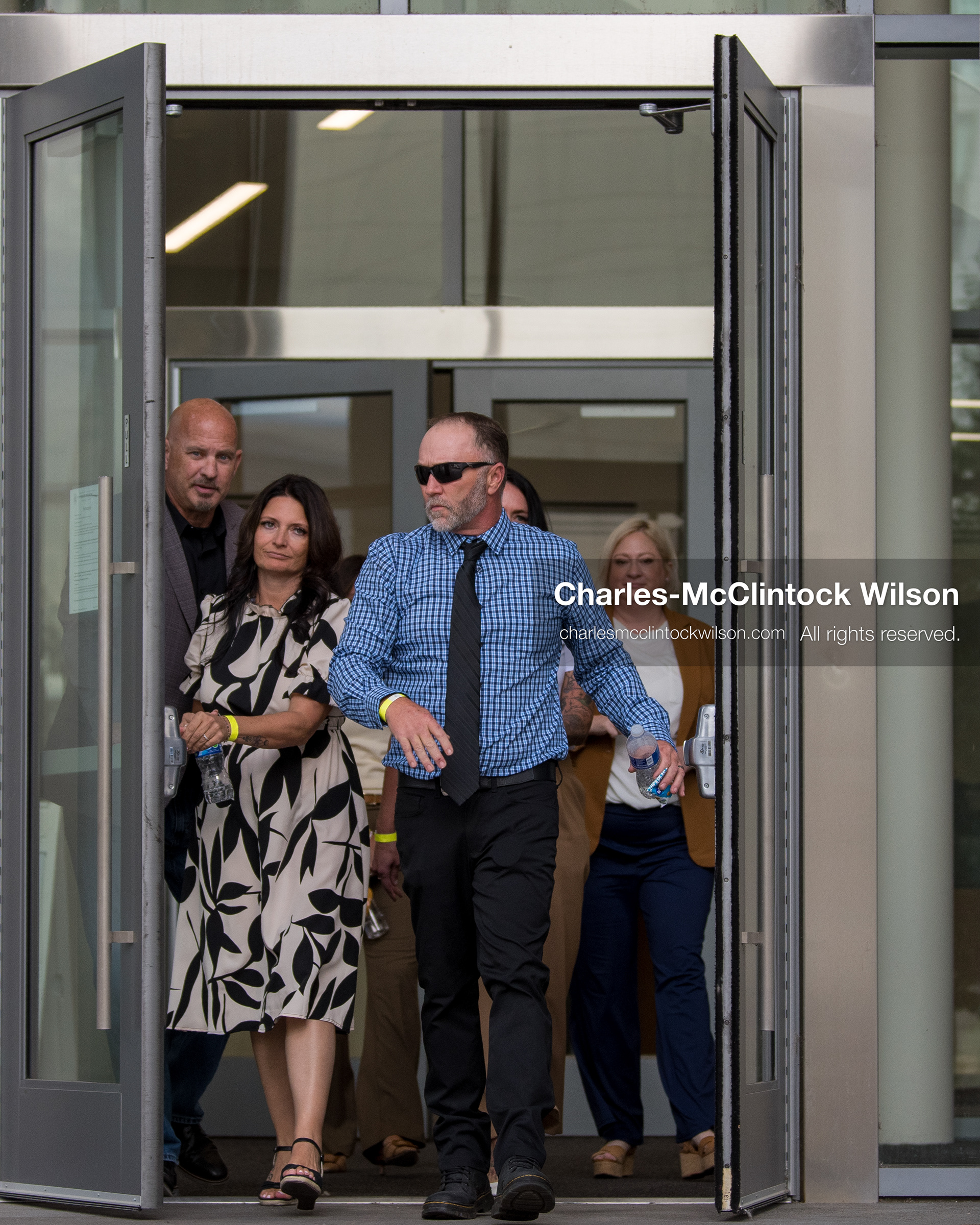 July 6, 2026, Provo, Utah, USA: AMBER ROBINSON and MATT ROBINSON, parents of Tyler Robinson, leave the Fourth District Court in Provo following a preliminary hearing in their son's case. Prosecutors are presenting evidence to determine whether probable cause exists for the case to proceed to trial after Charlie Kirk was fatally shot at Utah Valley University in 2025. (Credit Image: © Charles-McClintock Wilson/ZUMA Press Wire)