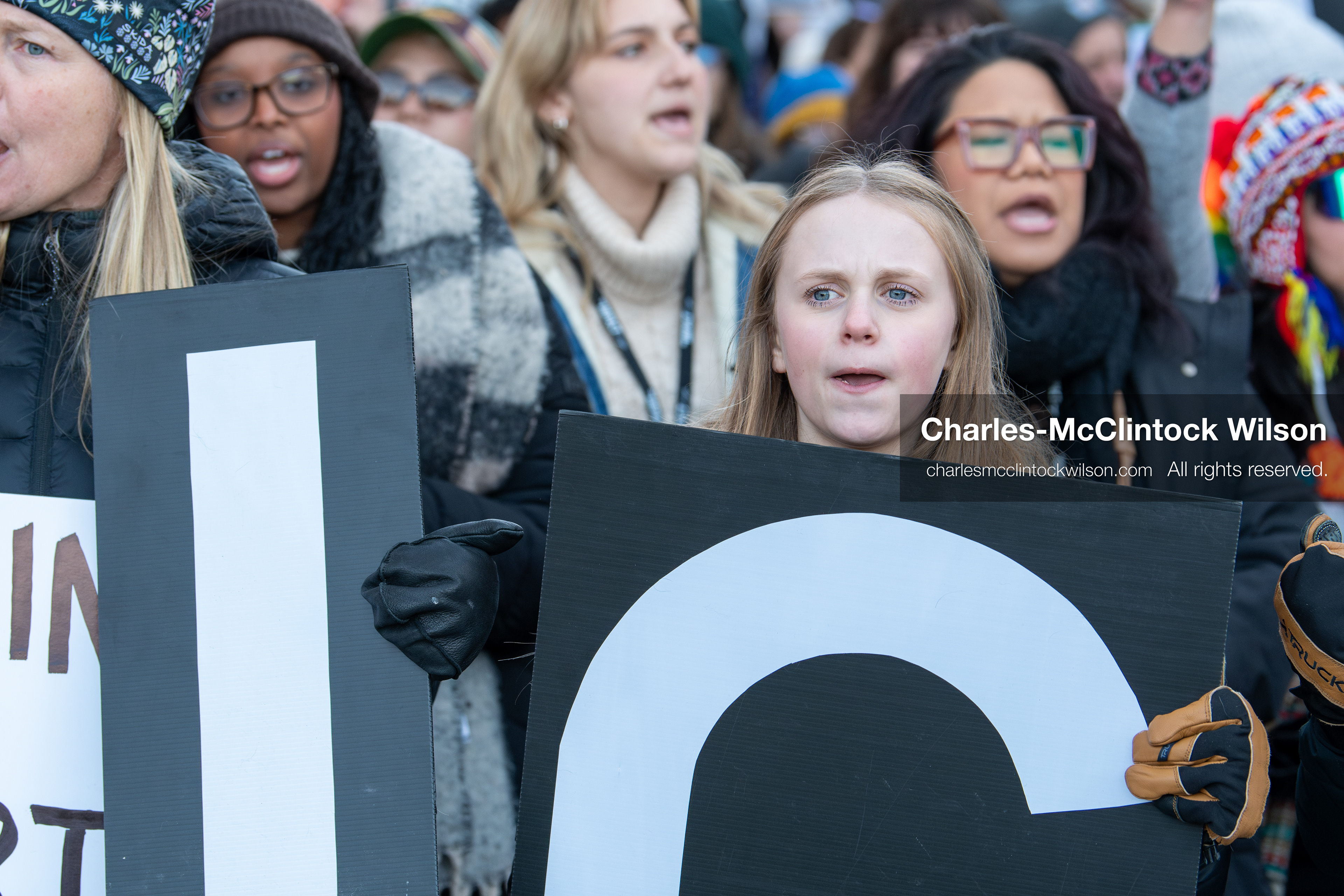 January 26, 2026, Park City, Utah, USA: Demonstrators march through Main Street holding signs during a protest opposing U.S. Immigration and Customs Enforcement (I.C.E.) ICE agents at the Sundance Film Festival in Park City, Utah, on Monday, Jan. 26, 2026. The event was held in response to the fatal shooting of Alex Pretti by a U.S. Border Patrol officer in Minneapolis. (Credit Image: © Charles McClintock Wilson/ZUMA Press Wire)