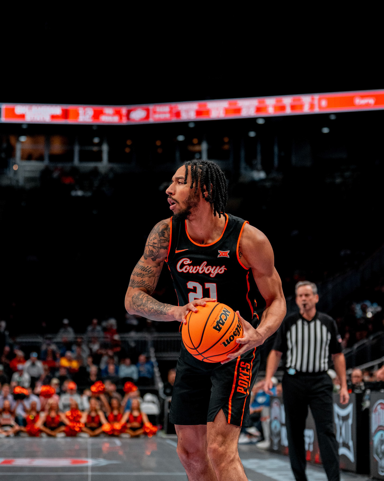 Image Taken at MBB vs TCU (Big 12 Tournamentt, 12, 03, 2026, T-Mobile Center, Kansas City Missouri. Carson Skidmore/OSU Athletics