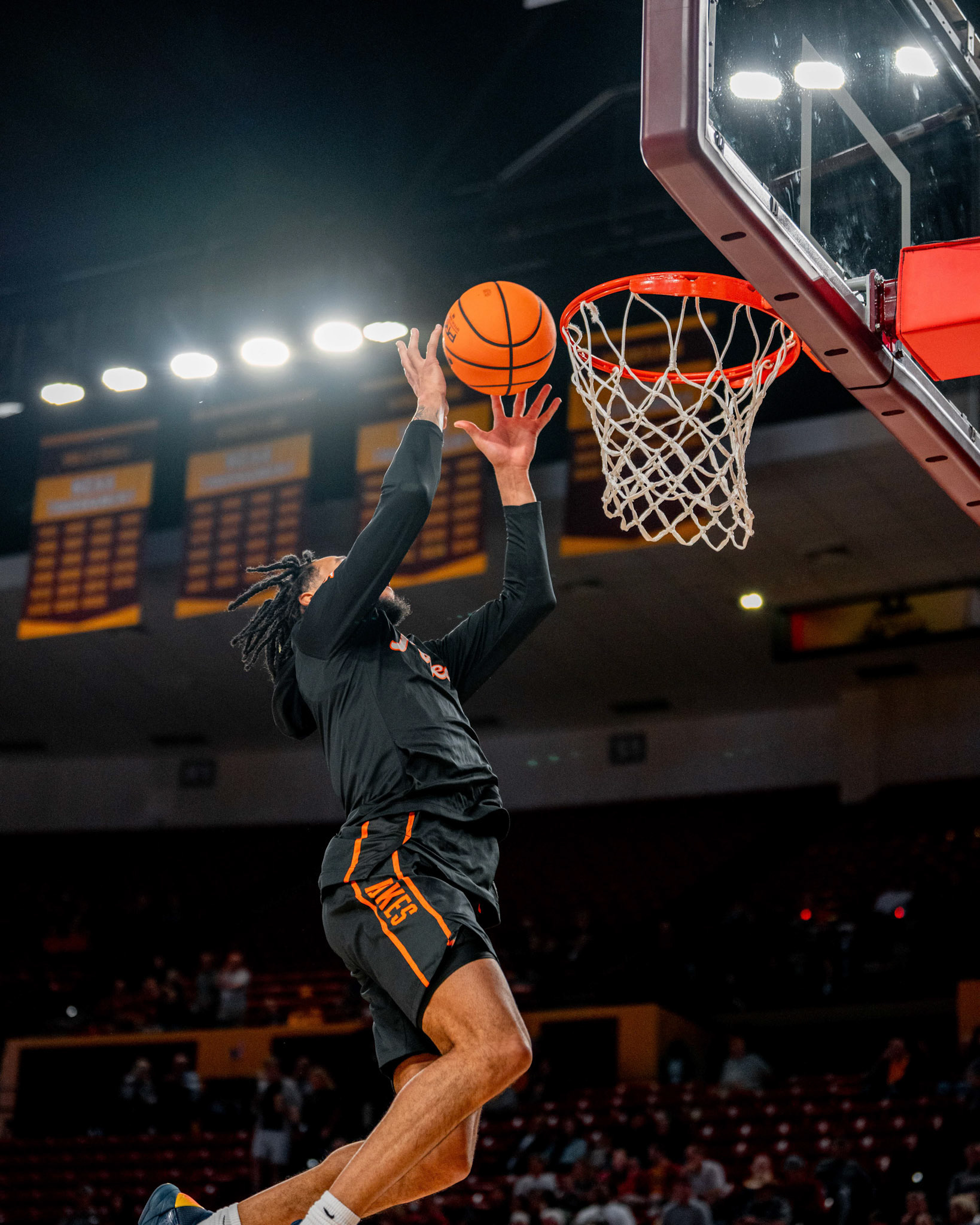 Image Taken at Oklahoma State Mens Basketball at Arizona State University, 10, 02, 2026, Desert Financial Arena, Tempe, Arizona. Carson Skidmore/OSU Athletics