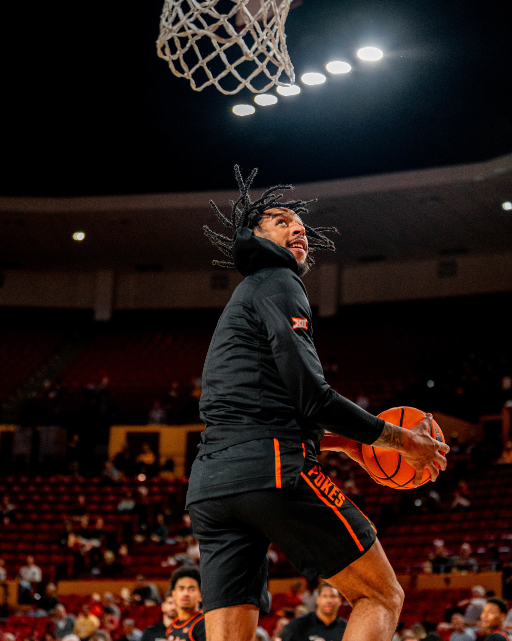 Image Taken at Oklahoma State Mens Basketball at Arizona State University, 10, 02, 2026, Desert Financial Arena, Tempe, Arizona. Carson Skidmore/OSU Athletics