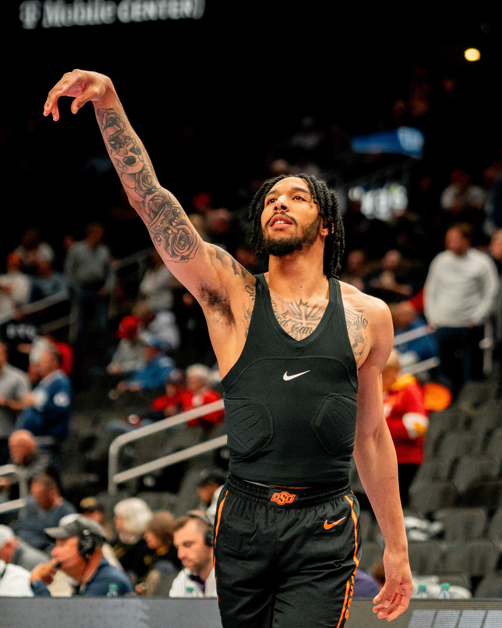 Image Taken at MBB vs TCU (Big 12 Tournamentt, 12, 03, 2026, T-Mobile Center, Kansas City Missouri. Carson Skidmore/OSU Athletics