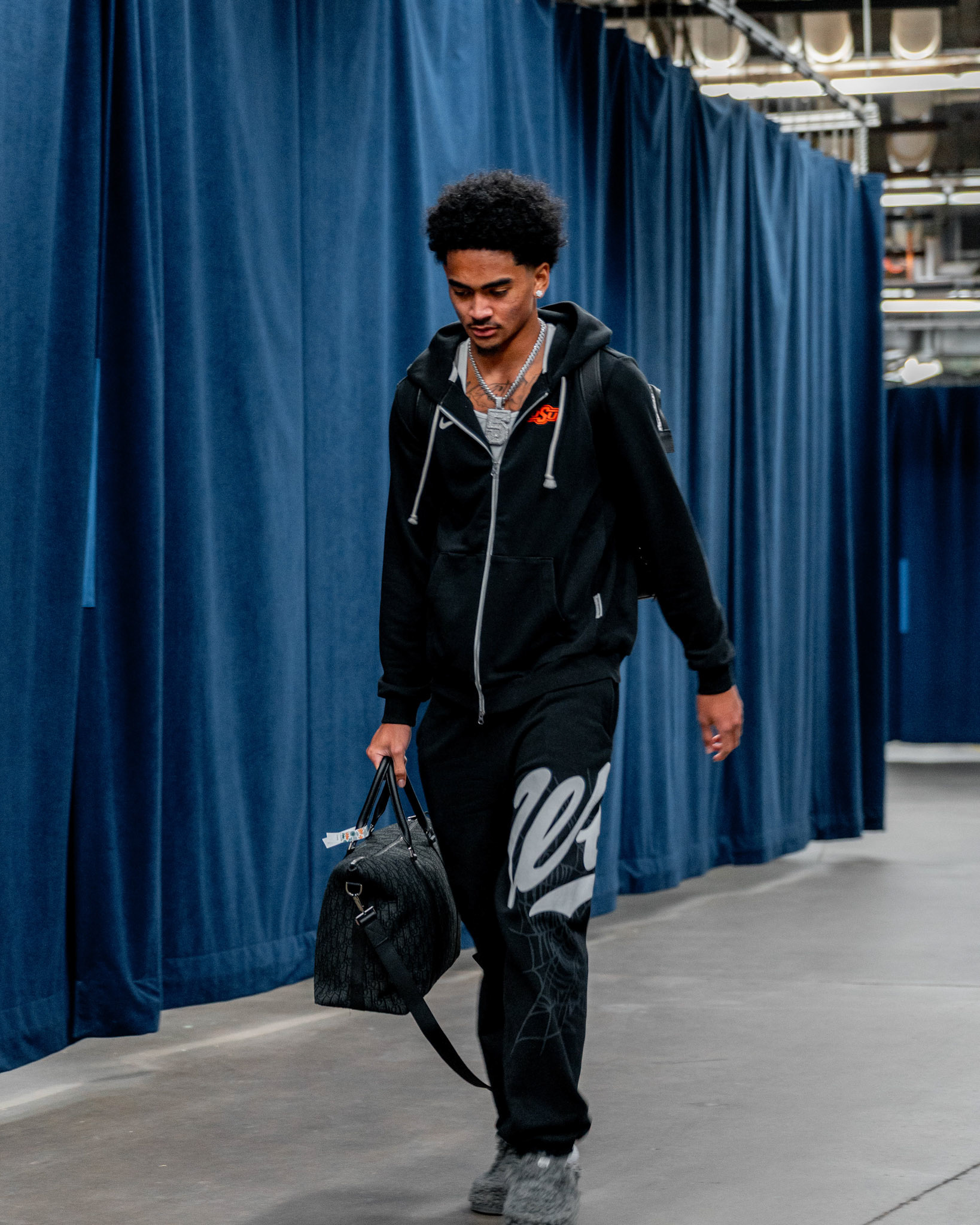 Image Taken at OkState vs Oklahoma, 13, 12, 2025, Paycom Center, Oklahoma City Oklahoma. Carson Skidmore/OSU Athletics