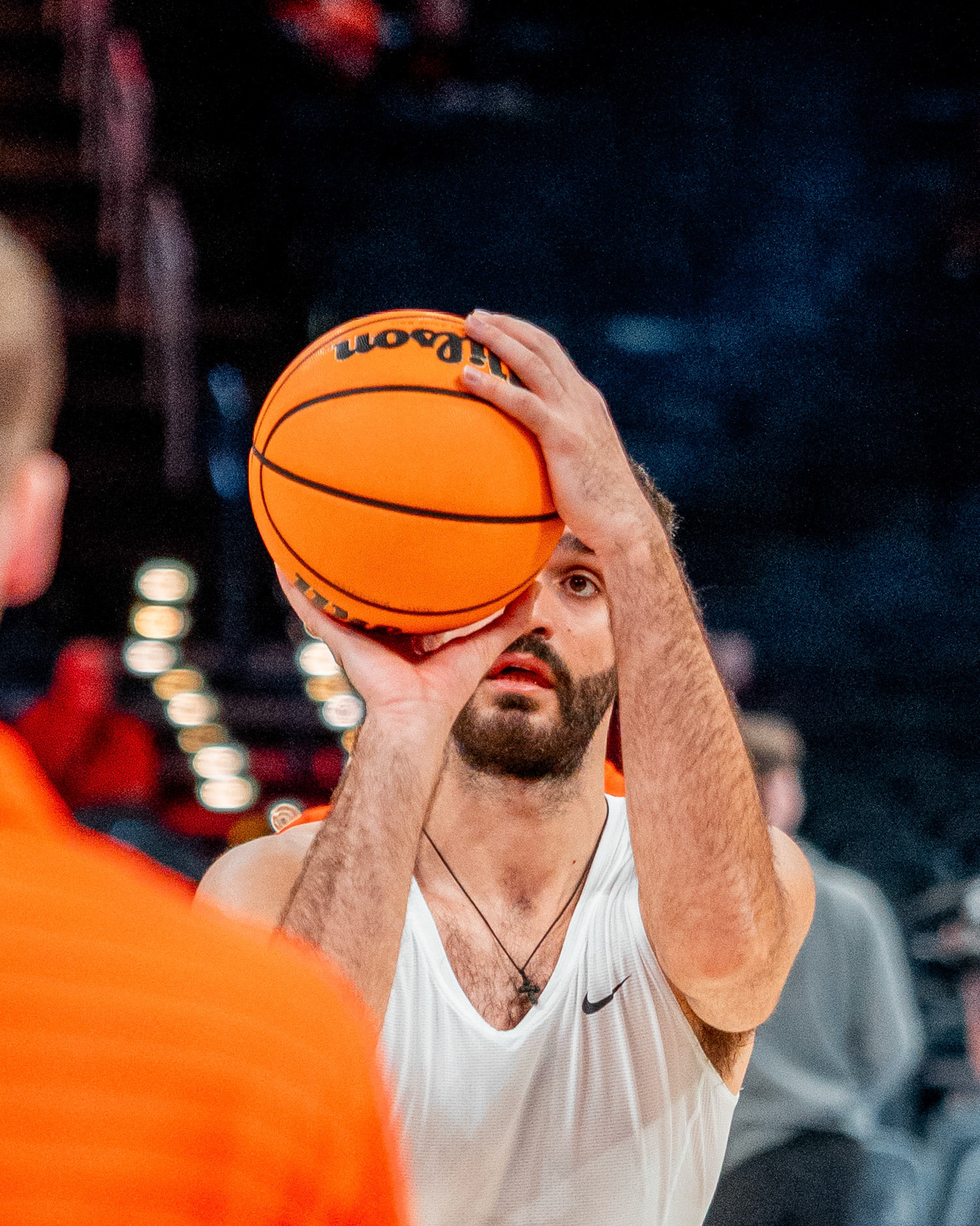 Image Taken at OkState vs Oklahoma, 13, 12, 2025, Paycom Center, Oklahoma City Oklahoma. Carson Skidmore/OSU Athletics