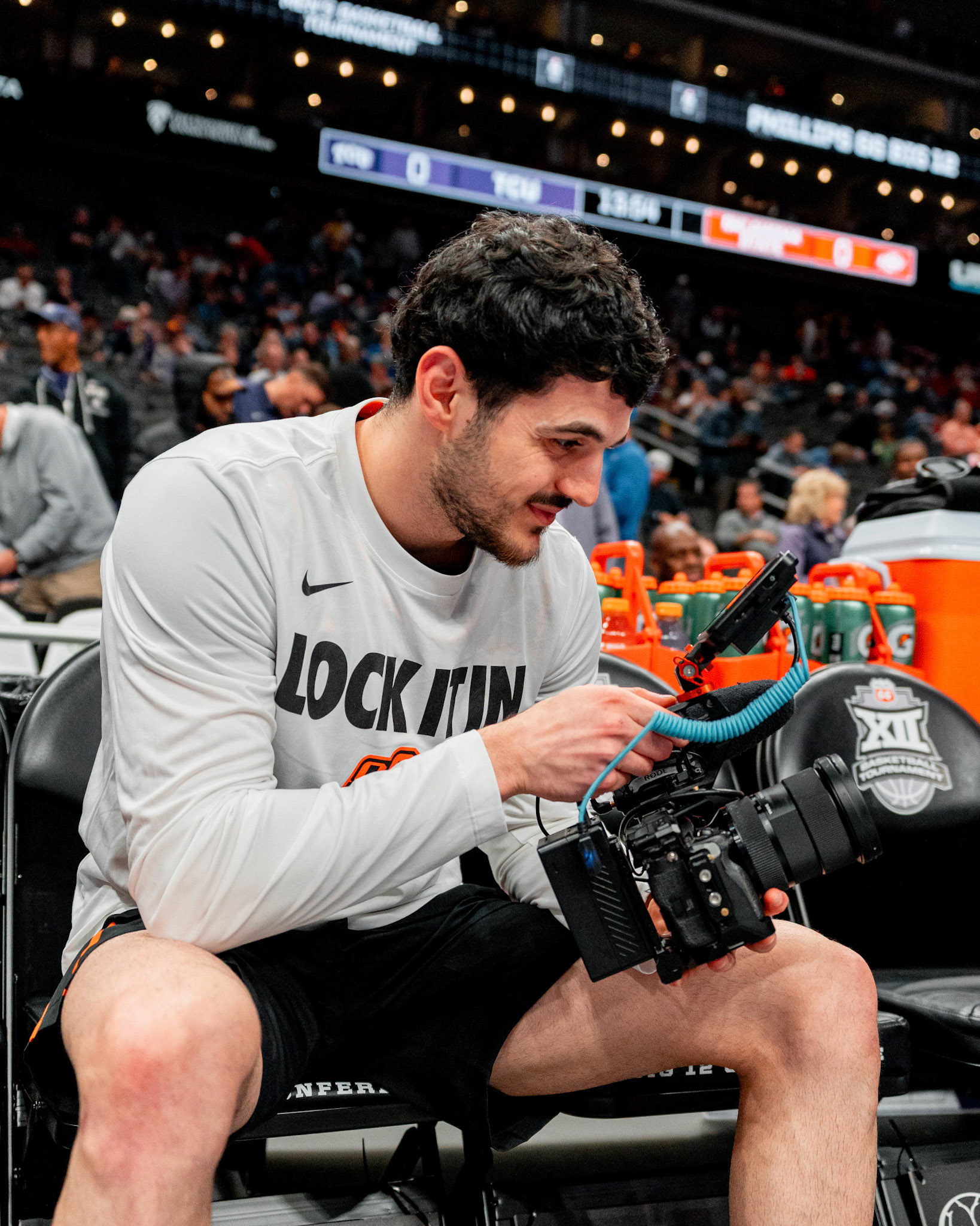 Image Taken at MBB vs TCU (Big 12 Tournamentt, 12, 03, 2026, T-Mobile Center, Kansas City Missouri. Carson Skidmore/OSU Athletics