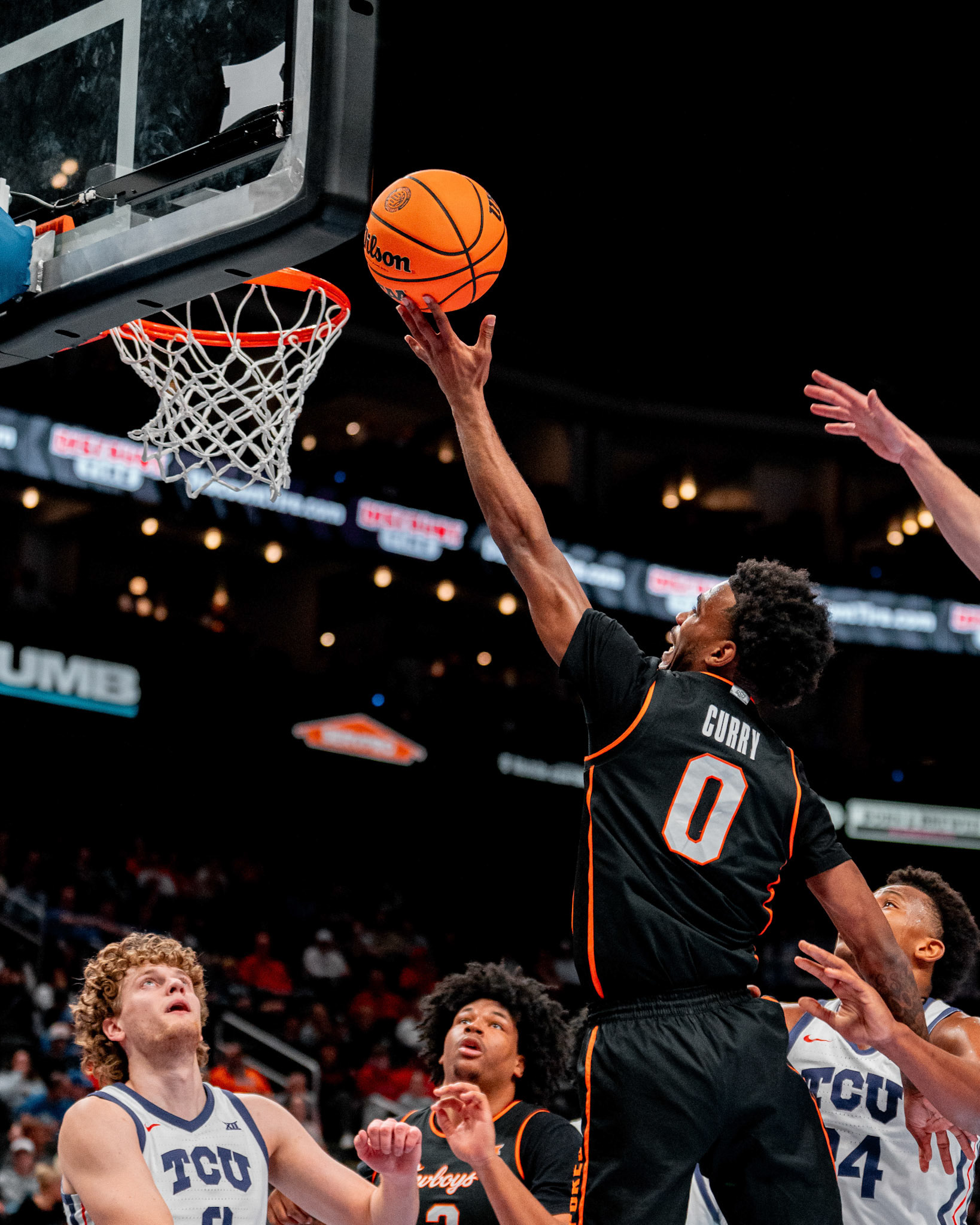 Image Taken at MBB vs TCU (Big 12 Tournamentt, 12, 03, 2026, T-Mobile Center, Kansas City Missouri. Carson Skidmore/OSU Athletics