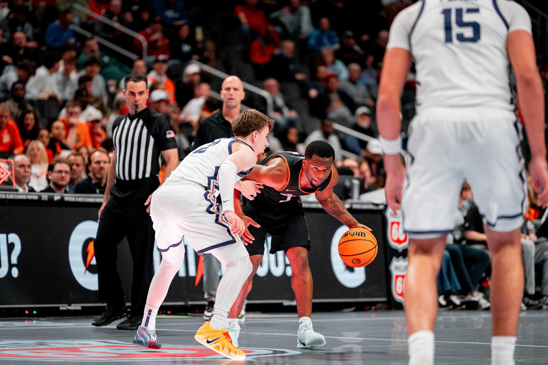 Image Taken at MBB vs TCU (Big 12 Tournamentt, 12, 03, 2026, T-Mobile Center, Kansas City Missouri. Carson Skidmore/OSU Athletics