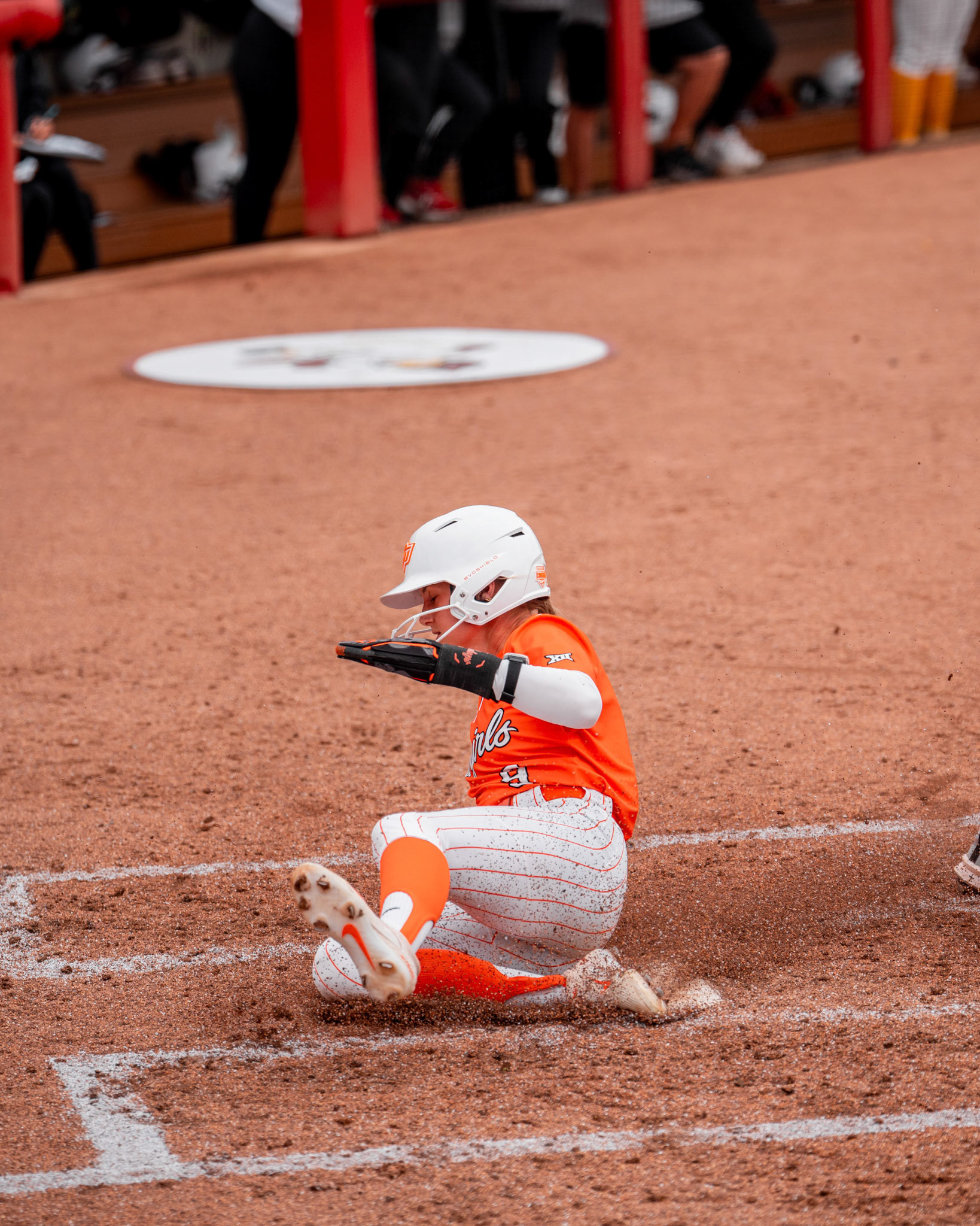 Image Taken at Cowgirl Softball at Iowa State, 12, 04, 2026, Cyclone Sports Complex, Ames, Iowa. Carson Skidmore/OSU Athletics.,