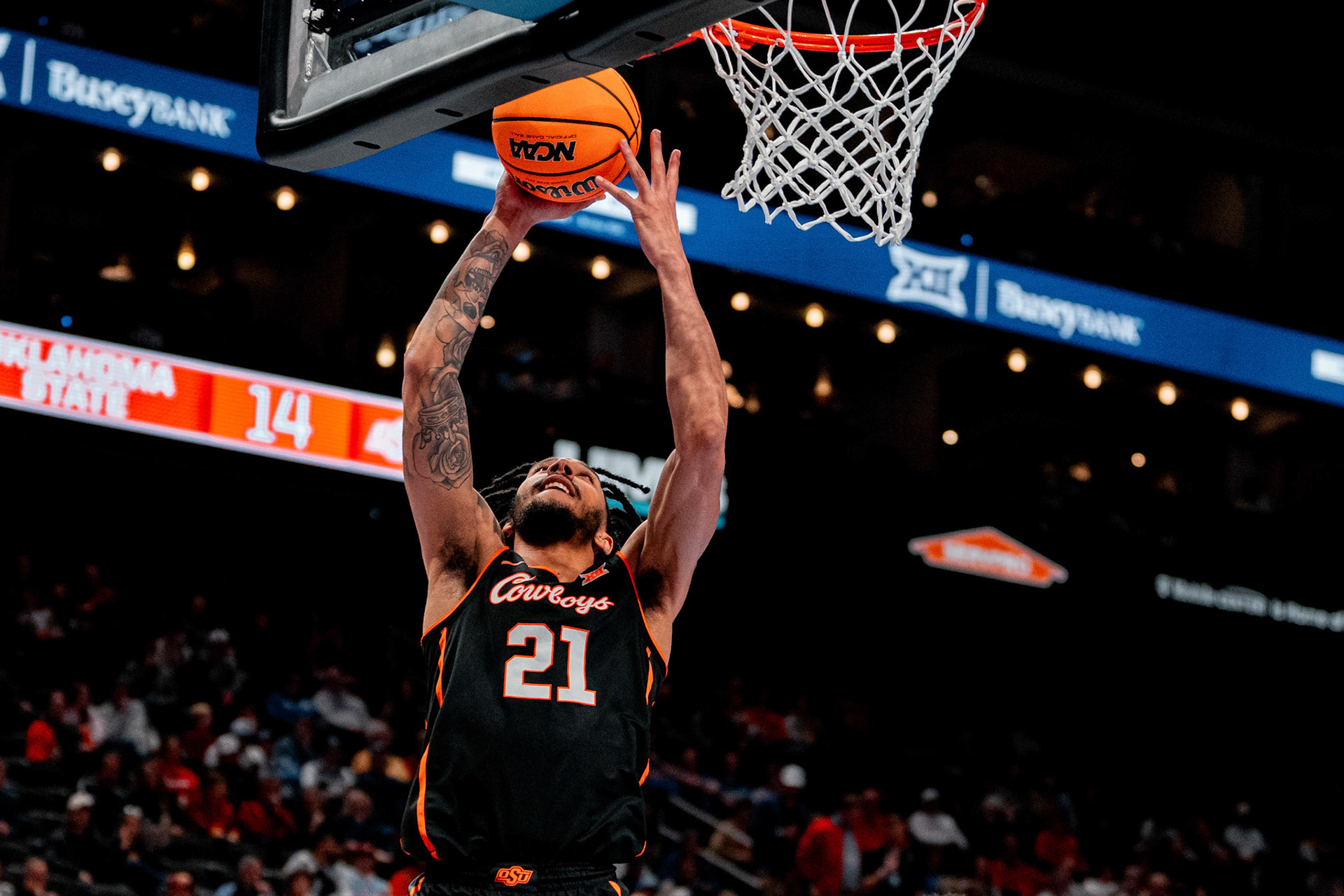 Image Taken at MBB vs TCU (Big 12 Tournamentt, 12, 03, 2026, T-Mobile Center, Kansas City Missouri. Carson Skidmore/OSU Athletics