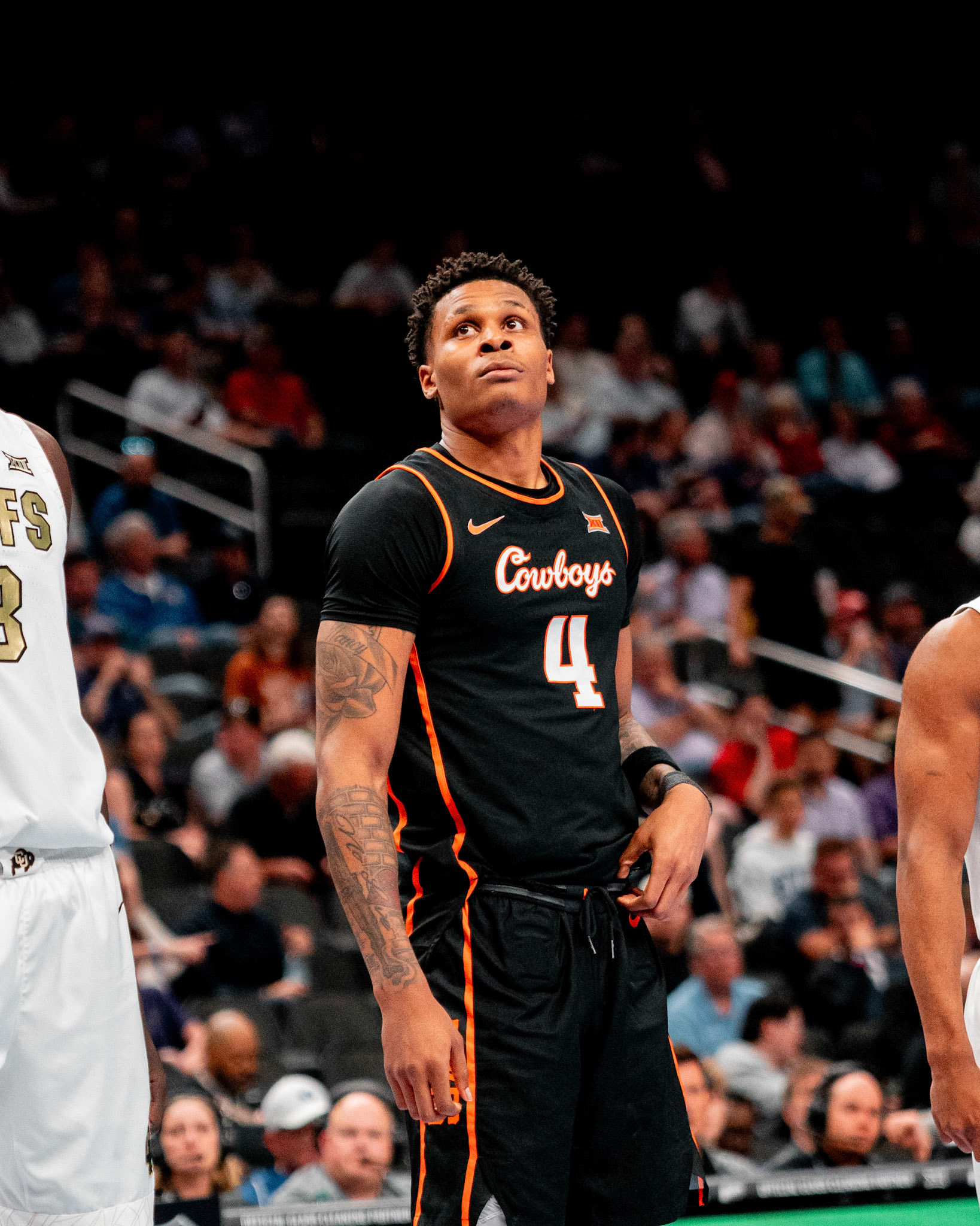 Image Taken at 2026 Phillips 66 Big 12 Men's Basketball Tournament, 11, 03, 2026, T-Mobile Center, Kansas City Missouri. Carson Skidmore/OSU Athletics