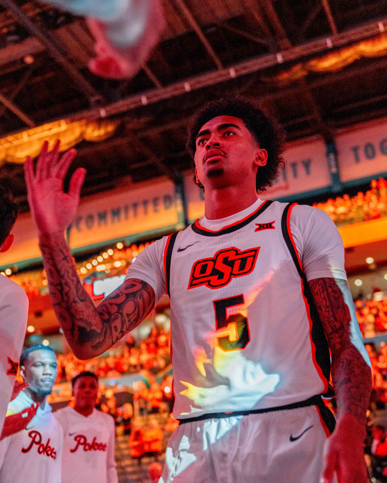 Image Taken at OkState vs Oklahoma, 13, 12, 2025, Paycom Center, Oklahoma City Oklahoma. Carson Skidmore/OSU Athletics