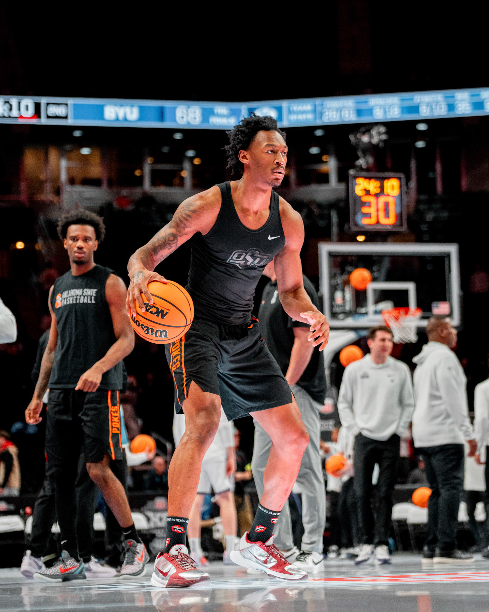 Image Taken at MBB vs TCU (Big 12 Tournamentt, 12, 03, 2026, T-Mobile Center, Kansas City Missouri. Carson Skidmore/OSU Athletics