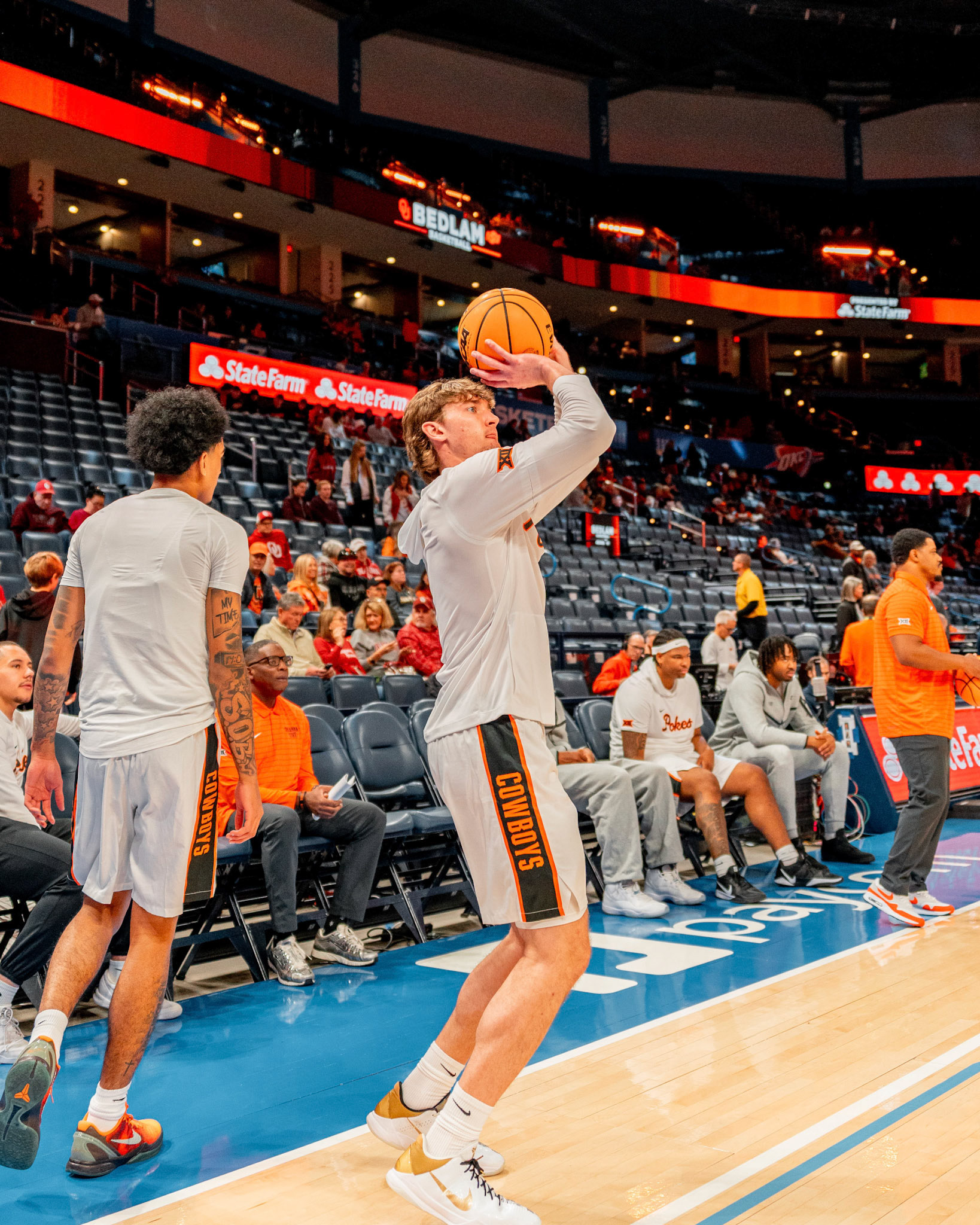 Image Taken at OkState vs Oklahoma, 13, 12, 2025, Paycom Center, Oklahoma City Oklahoma. Carson Skidmore/OSU Athletics