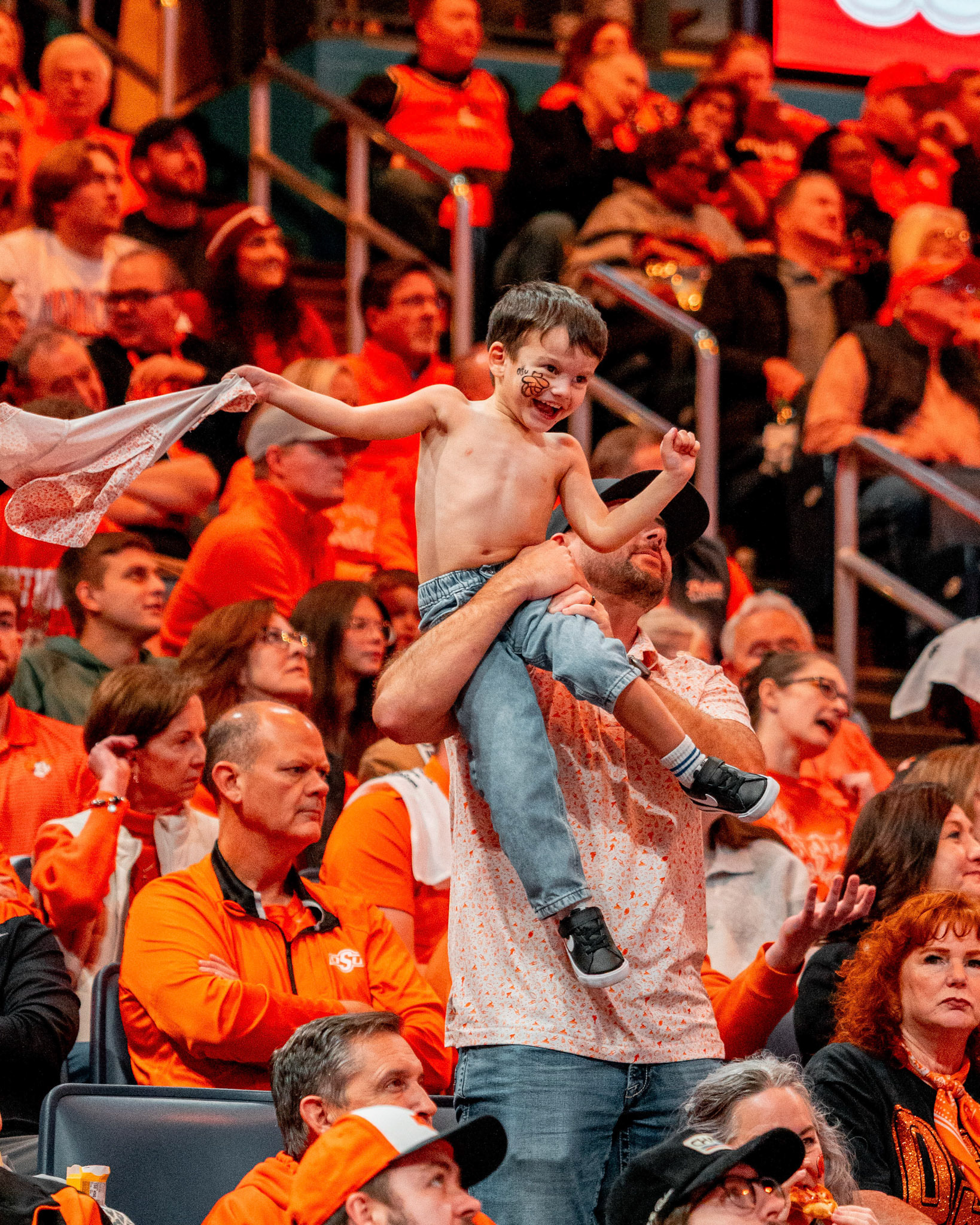 Image Taken at OkState vs Oklahoma, 13, 12, 2025, Paycom Center, Oklahoma City Oklahoma. Carson Skidmore/OSU Athletics