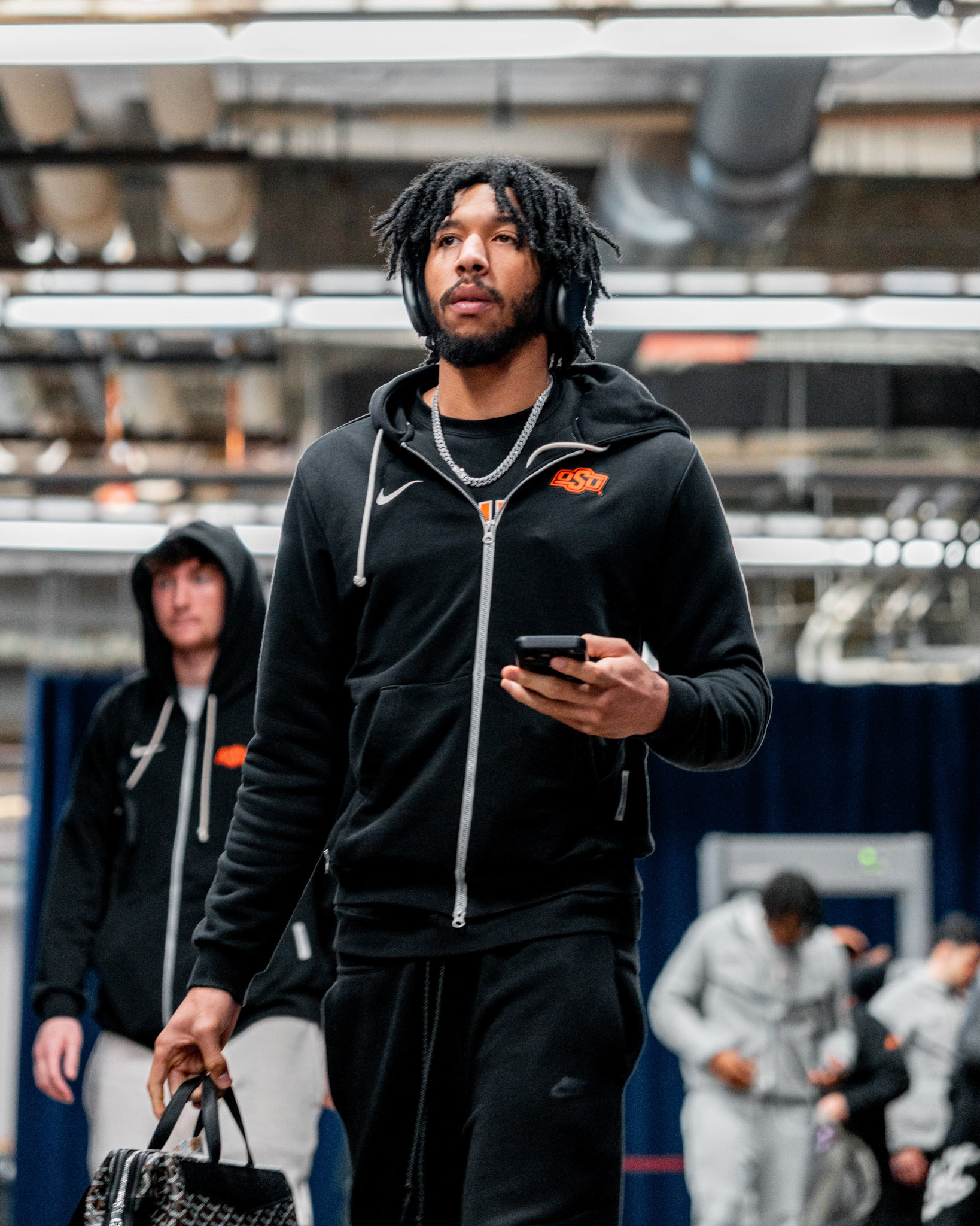 Image Taken at OkState vs Oklahoma, 13, 12, 2025, Paycom Center, Oklahoma City Oklahoma. Carson Skidmore/OSU Athletics