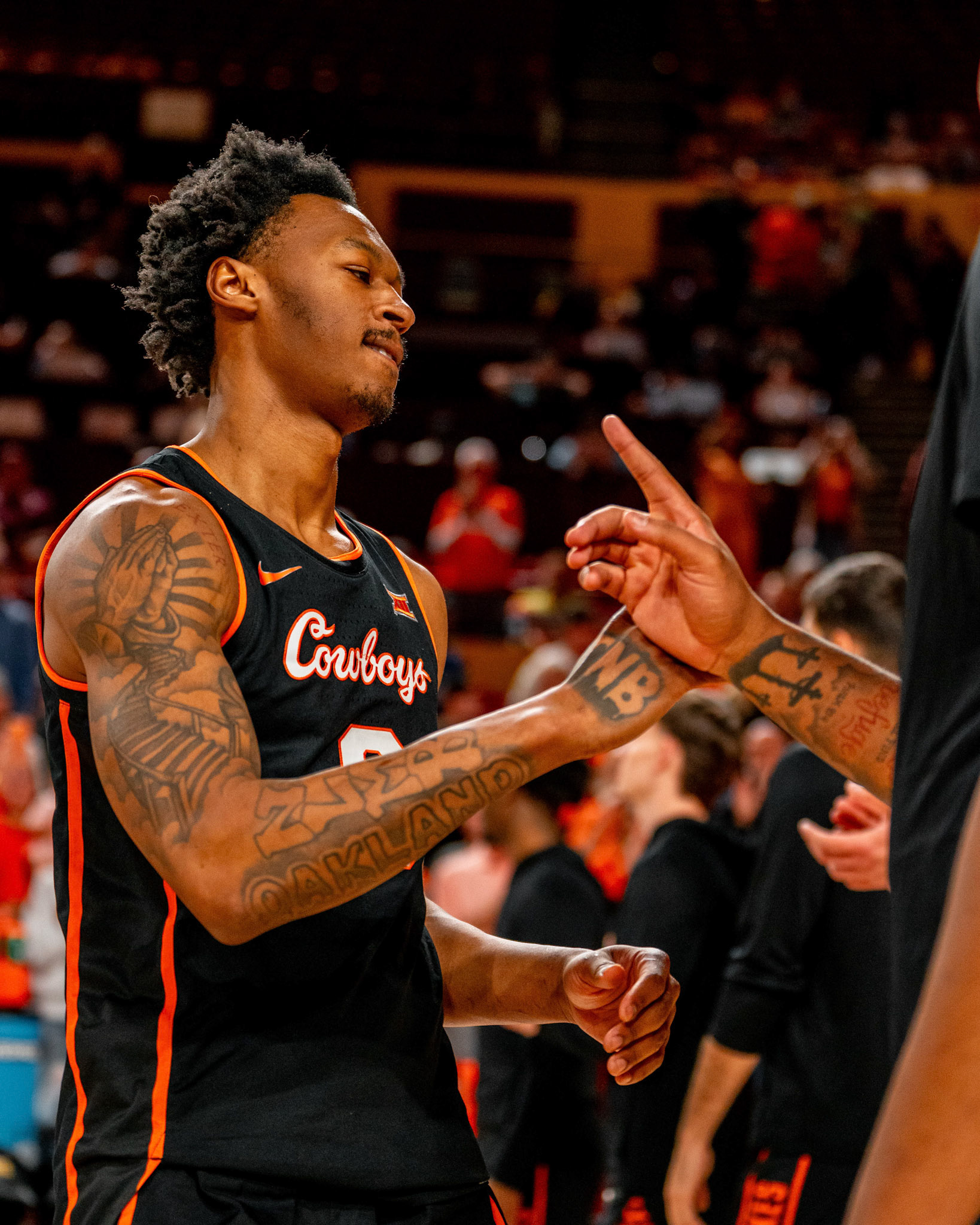 Image Taken at Oklahoma State Mens Basketball at Arizona State University, 10, 02, 2026, Desert Financial Arena, Tempe, Arizona. Carson Skidmore/OSU Athletics