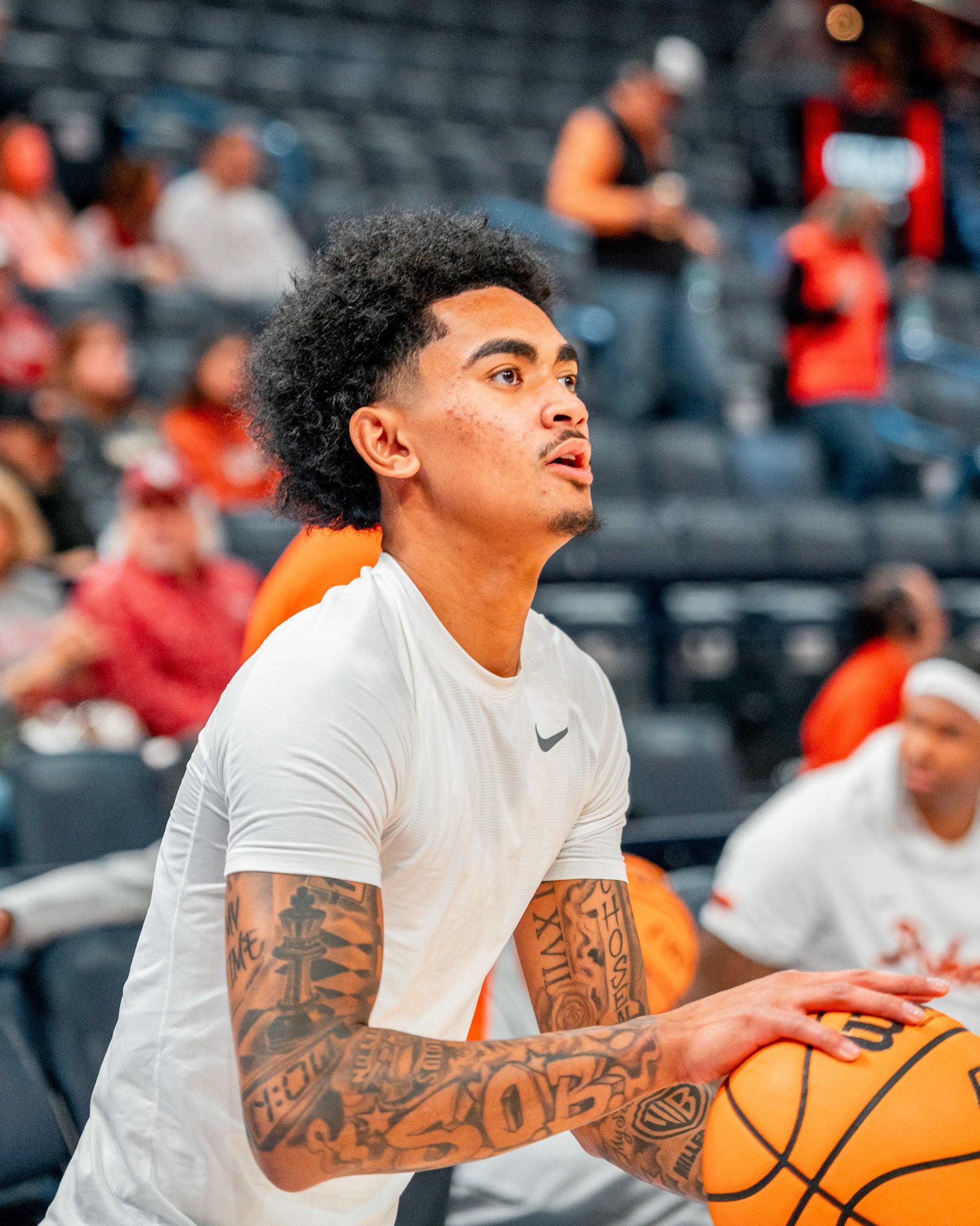 Image Taken at OkState vs Oklahoma, 13, 12, 2025, Paycom Center, Oklahoma City Oklahoma. Carson Skidmore/OSU Athletics