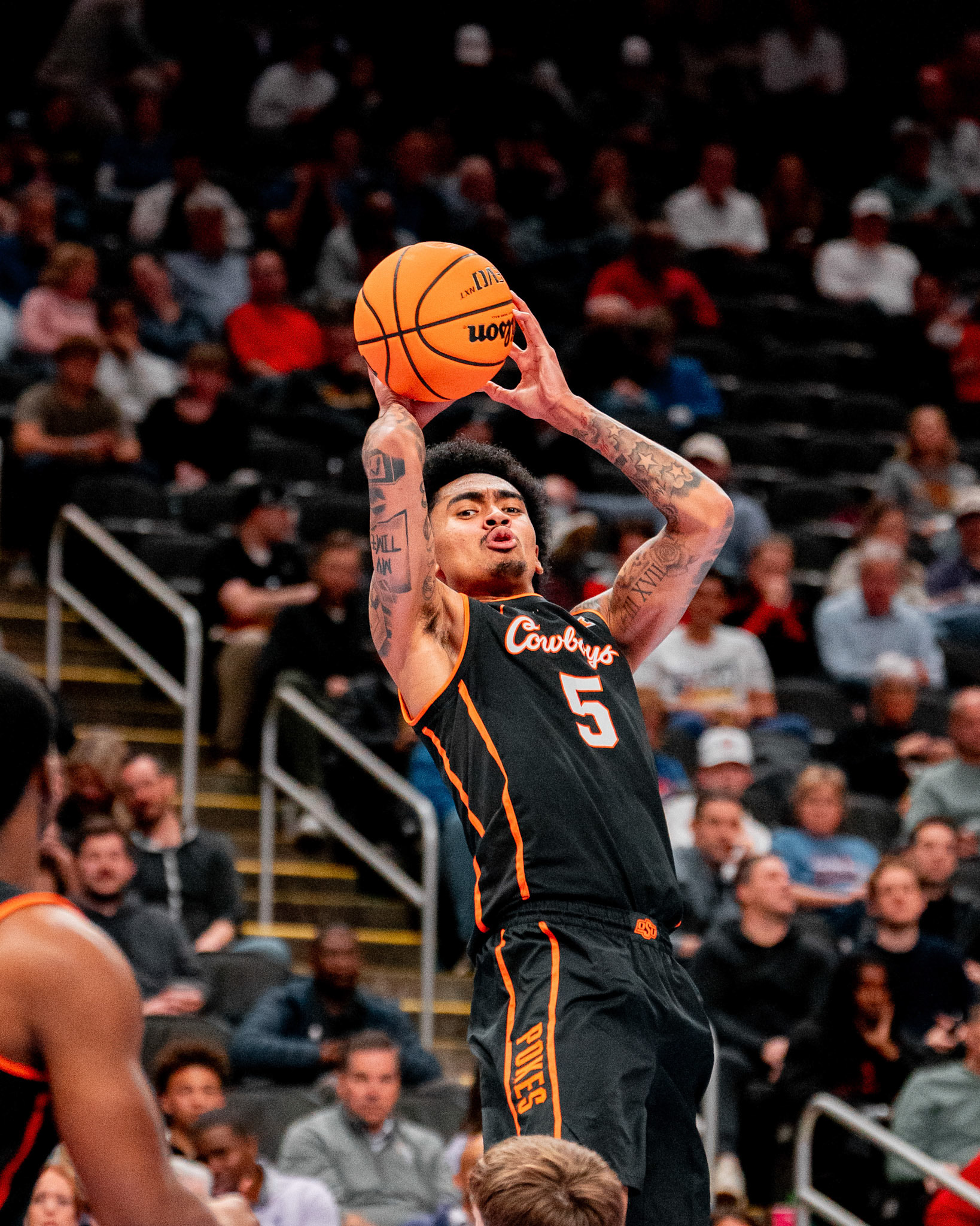 Image Taken at MBB vs TCU (Big 12 Tournamentt, 12, 03, 2026, T-Mobile Center, Kansas City Missouri. Carson Skidmore/OSU Athletics