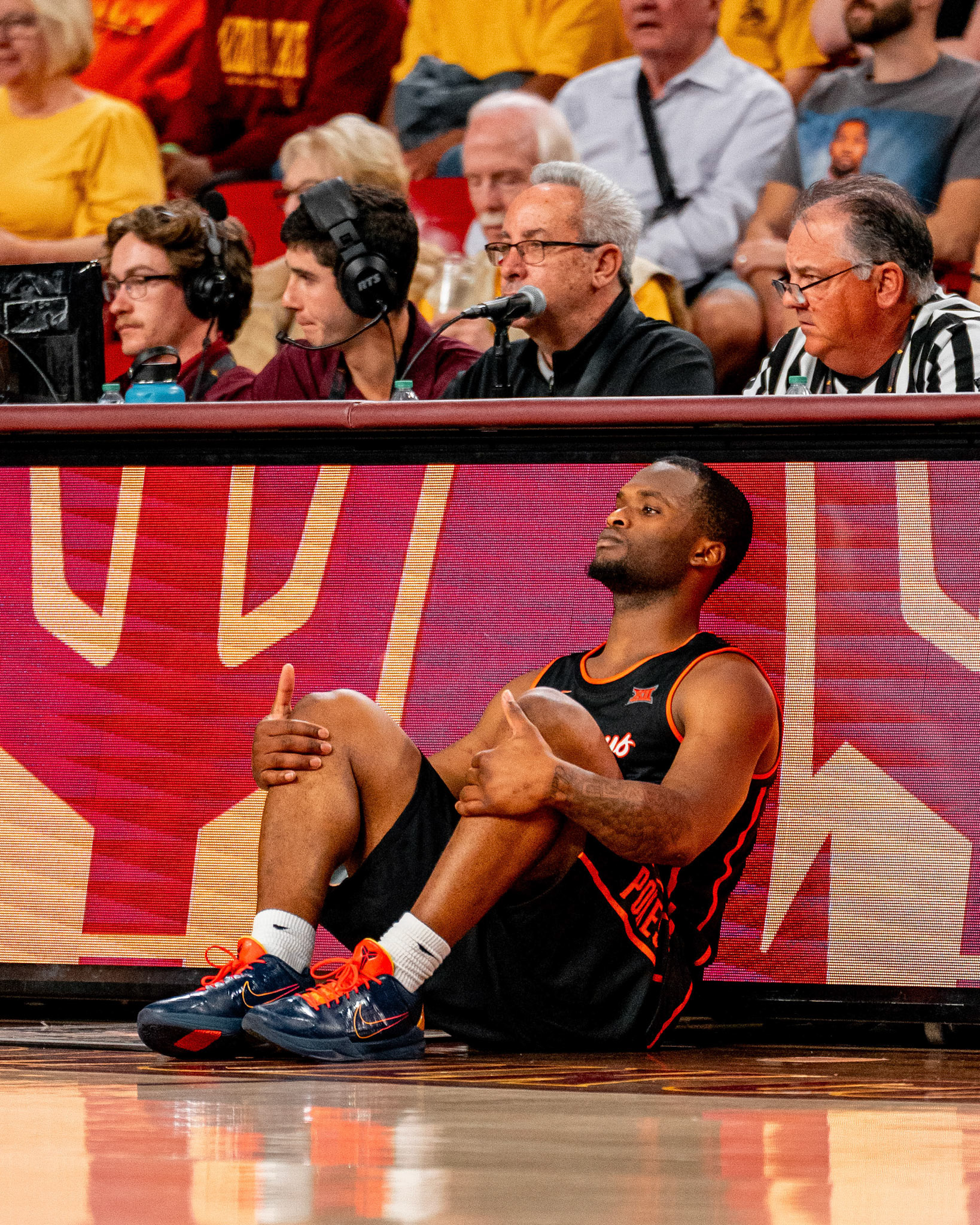 Image Taken at Oklahoma State Mens Basketball at Arizona State University, 10, 02, 2026, Desert Financial Arena, Tempe, Arizona. Carson Skidmore/OSU Athletics