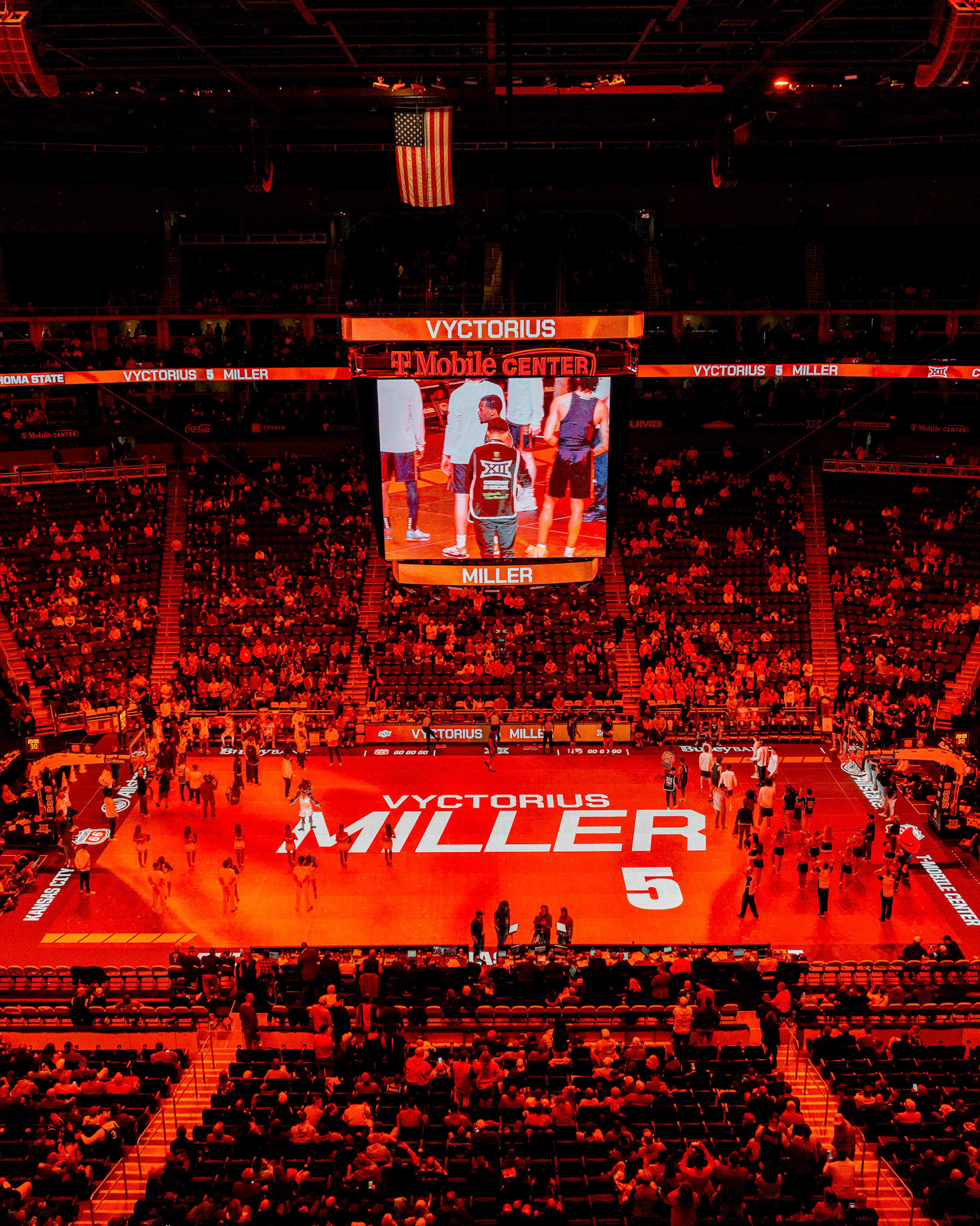 Image Taken at MBB vs TCU (Big 12 Tournamentt, 12, 03, 2026, T-Mobile Center, Kansas City Missouri. Carson Skidmore/OSU Athletics