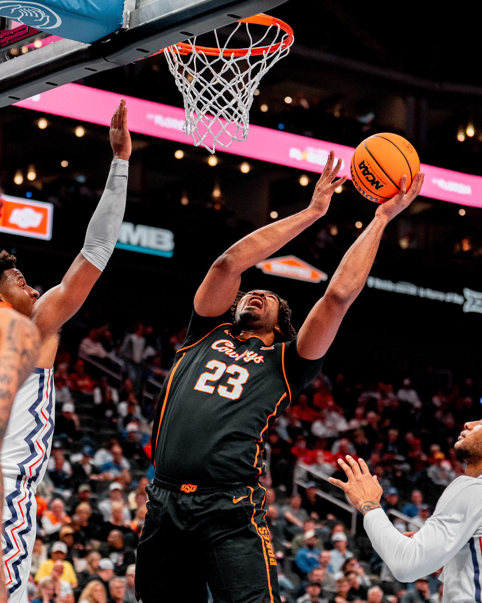 Image Taken at MBB vs TCU (Big 12 Tournamentt, 12, 03, 2026, T-Mobile Center, Kansas City Missouri. Carson Skidmore/OSU Athletics