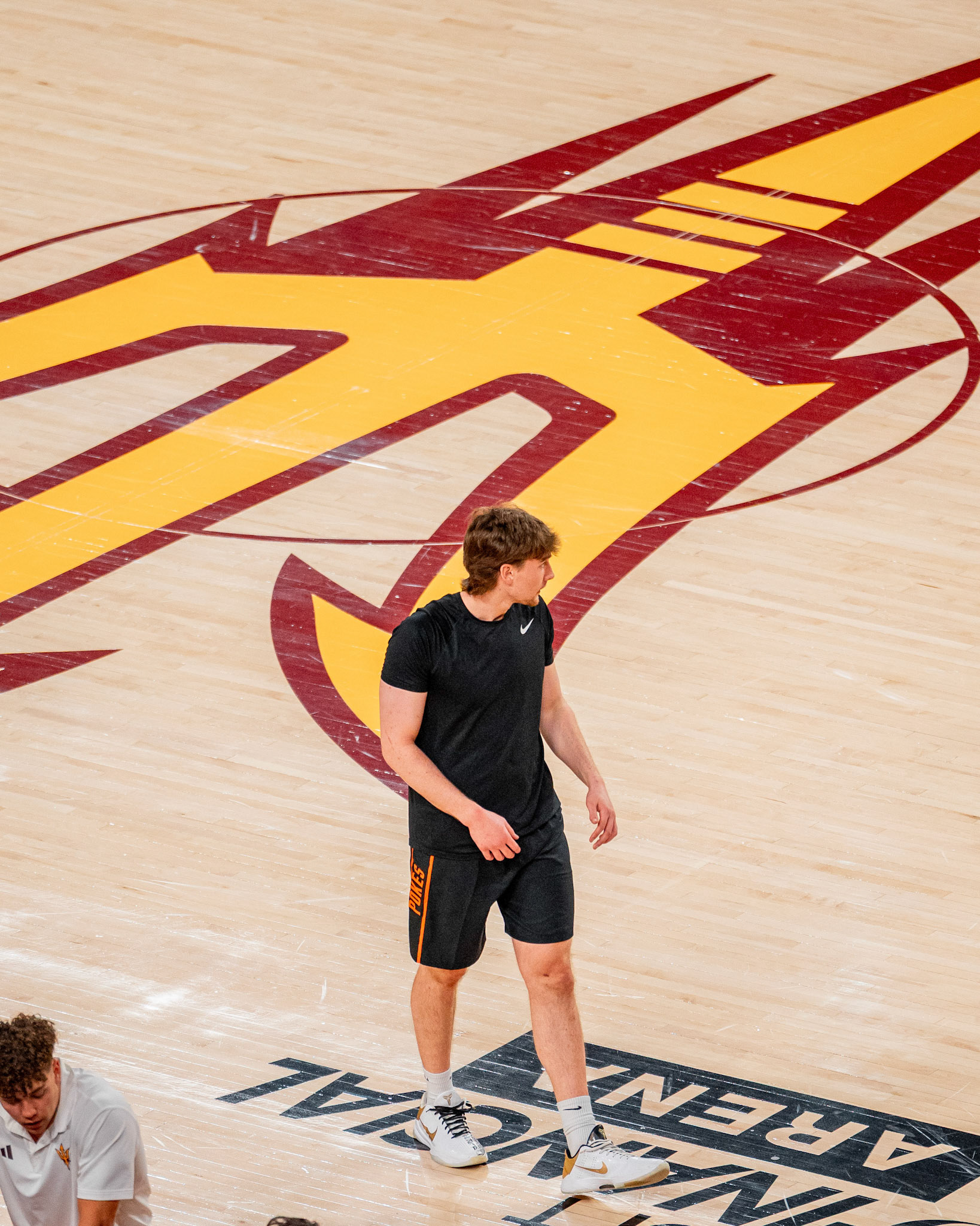 Image Taken at Oklahoma State Mens Basketball at Arizona State University, 10, 02, 2026, Desert Financial Arena, Tempe, Arizona. Carson Skidmore/OSU Athletics