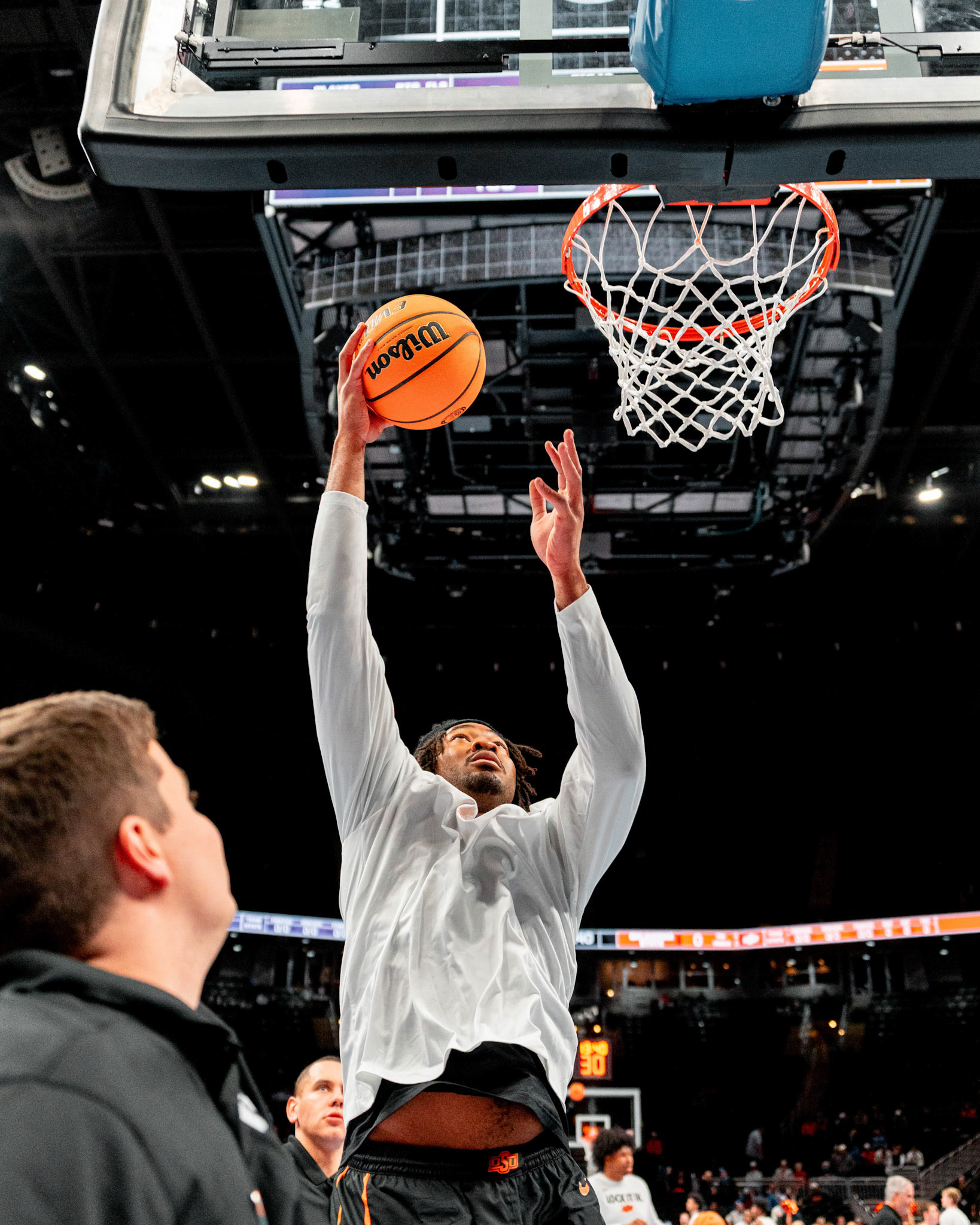 Image Taken at MBB vs TCU (Big 12 Tournamentt, 12, 03, 2026, T-Mobile Center, Kansas City Missouri. Carson Skidmore/OSU Athletics