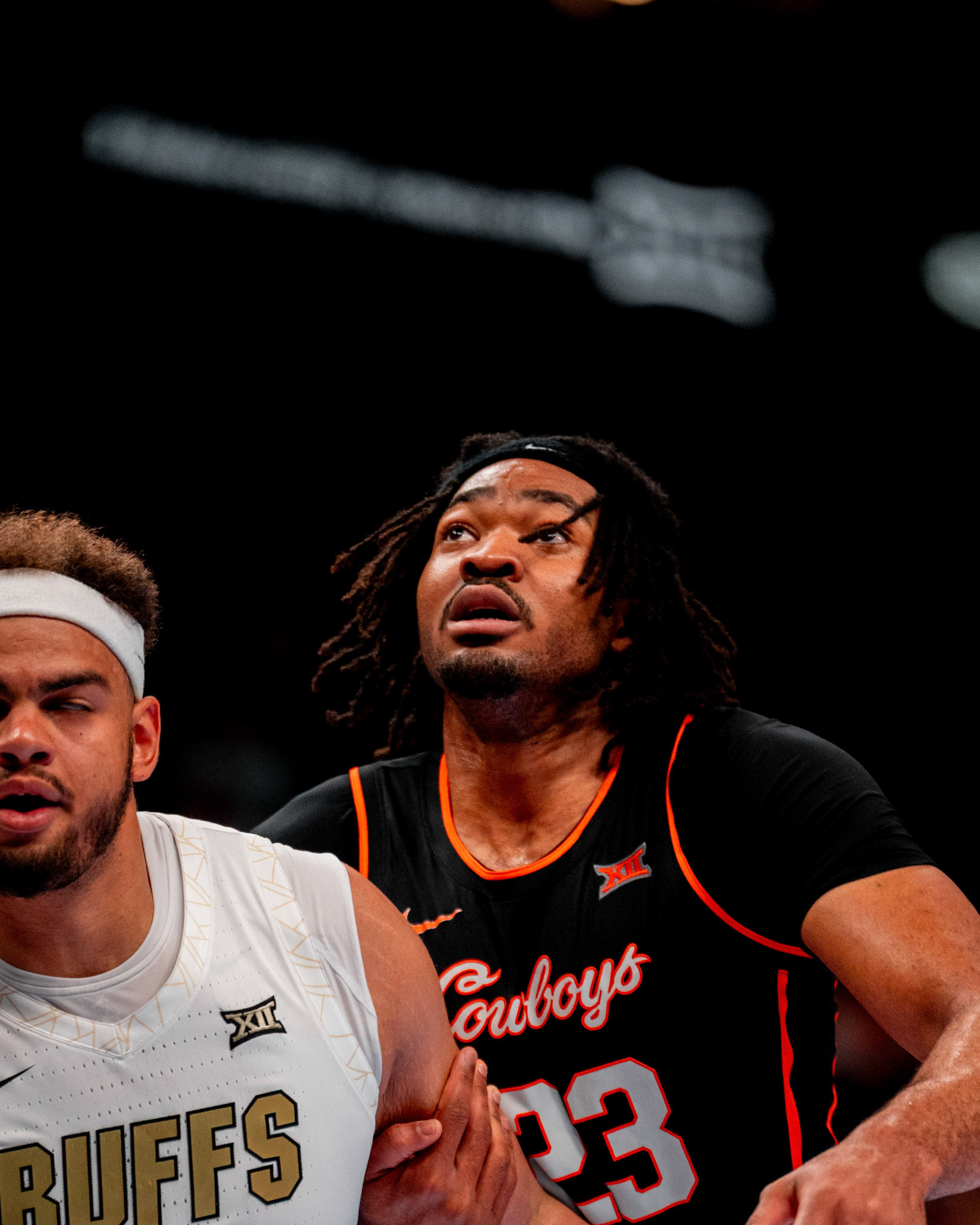 Image Taken at 2026 Phillips 66 Big 12 Men's Basketball Tournament, 11, 03, 2026, T-Mobile Center, Kansas City Missouri. Carson Skidmore/OSU Athletics